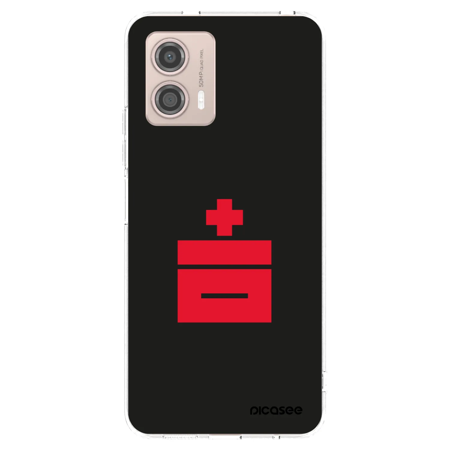 Picasee silikonowe przeźroczyste etui na Motorola Moto G53 5G - Le Plastenciaga