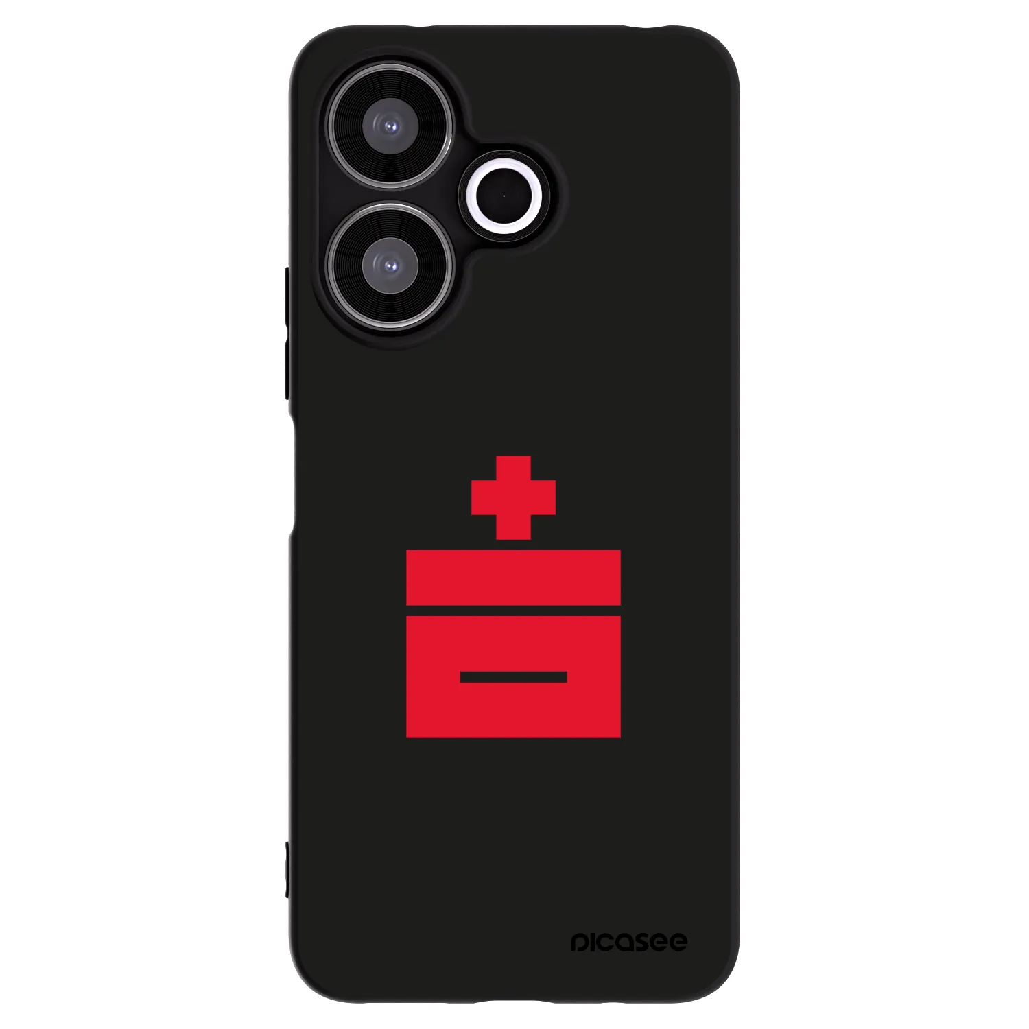 Picasee silikonowe czarne etui na Xiaomi Redmi 13 4G - Le Plastenciaga