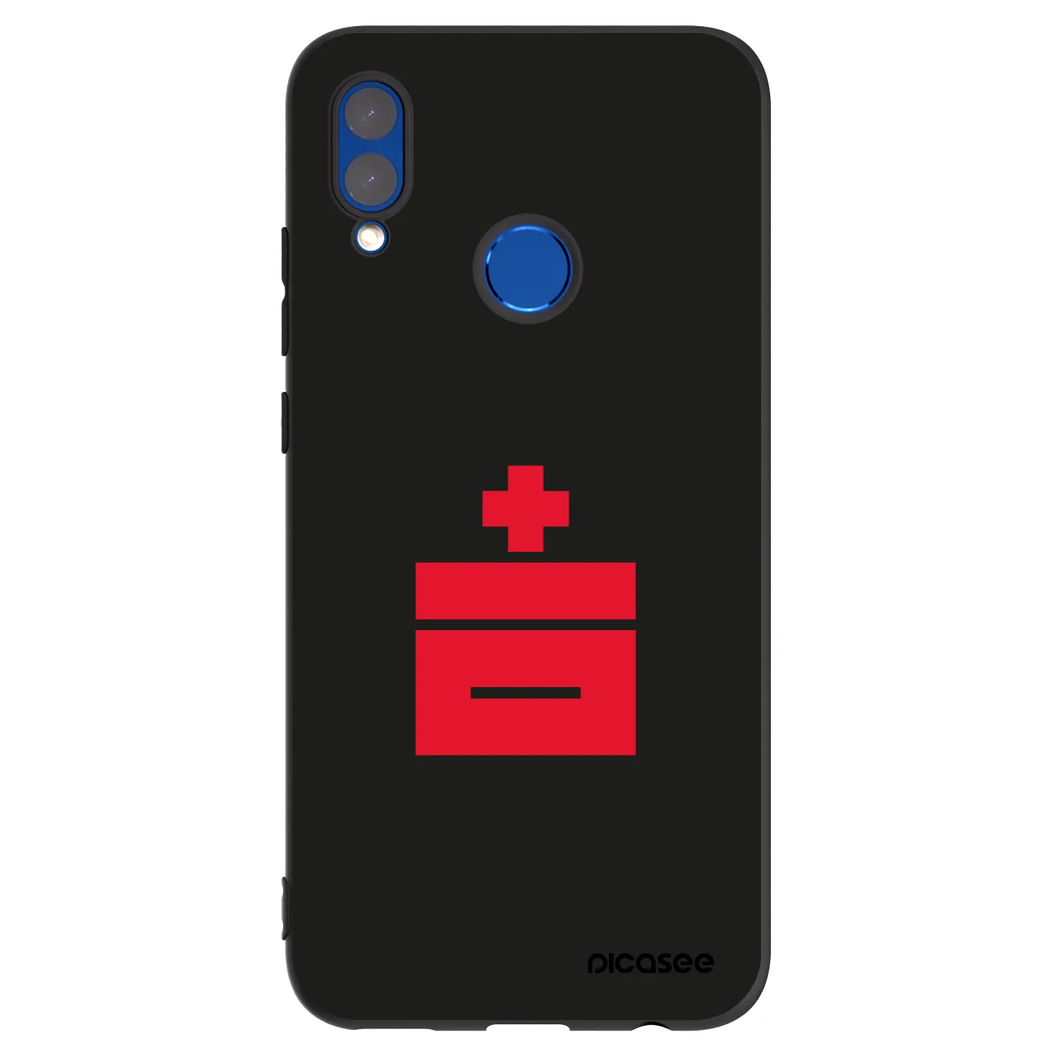 Picasee silikonowe czarne etui na Honor 10 Lite - Le Plastenciaga