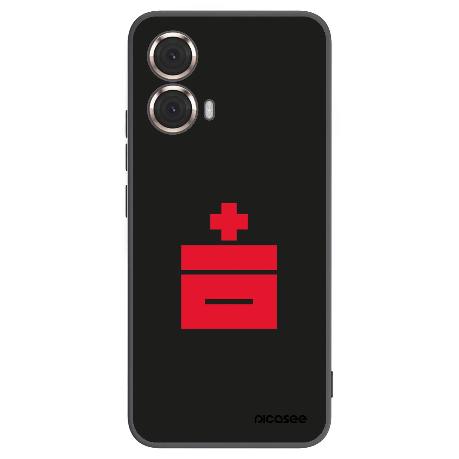 Picasee silikonowe czarne etui na Motorola Moto G85 - Le Plastenciaga
