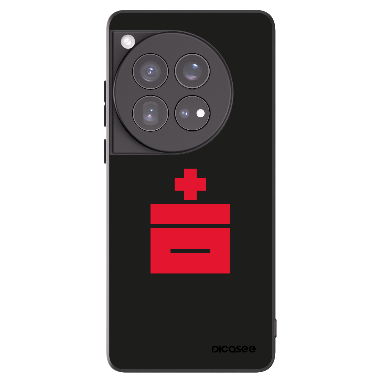 Picasee silikonowe czarne etui na OnePlus 12 5G - Le Plastenciaga