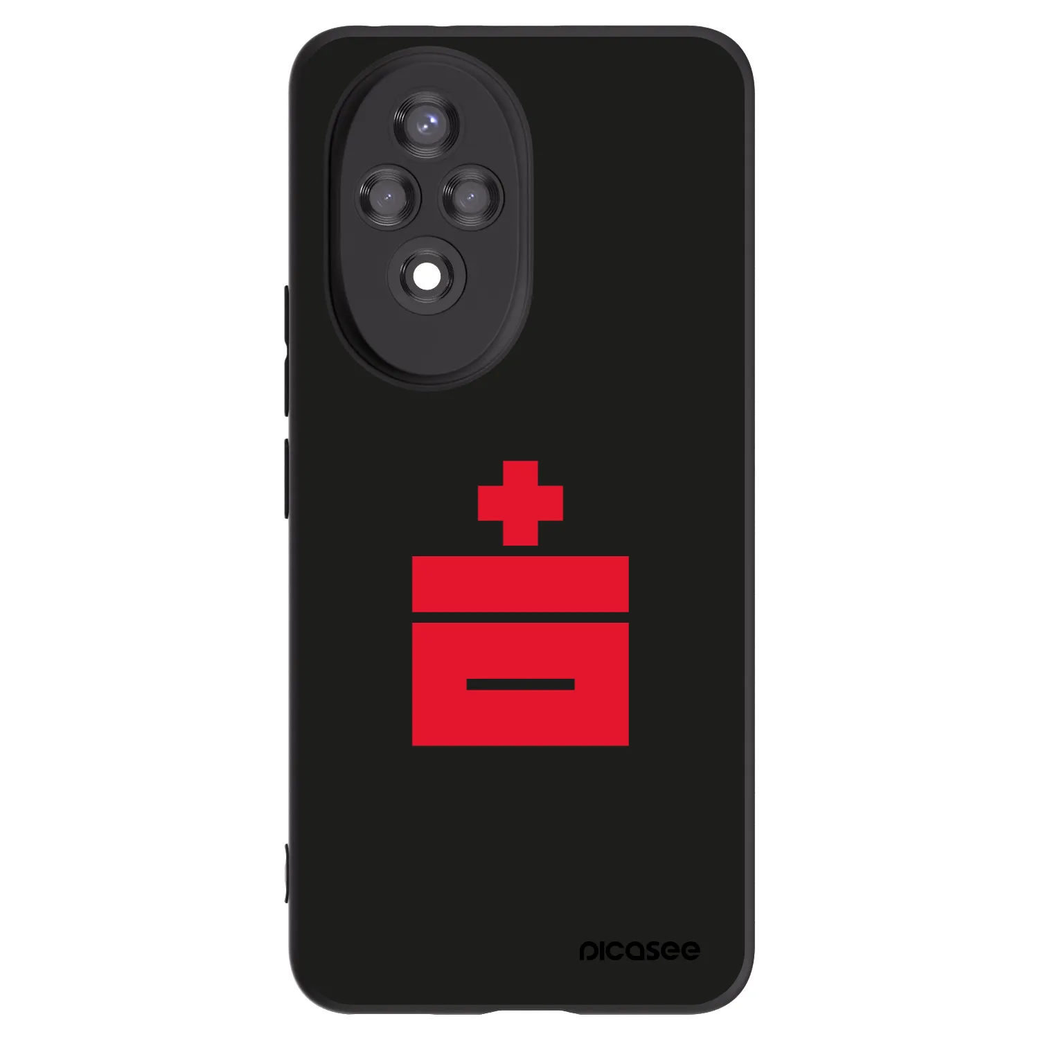 Picasee silikonowe czarne etui na Honor 200 Pro 5G - Le Plastenciaga