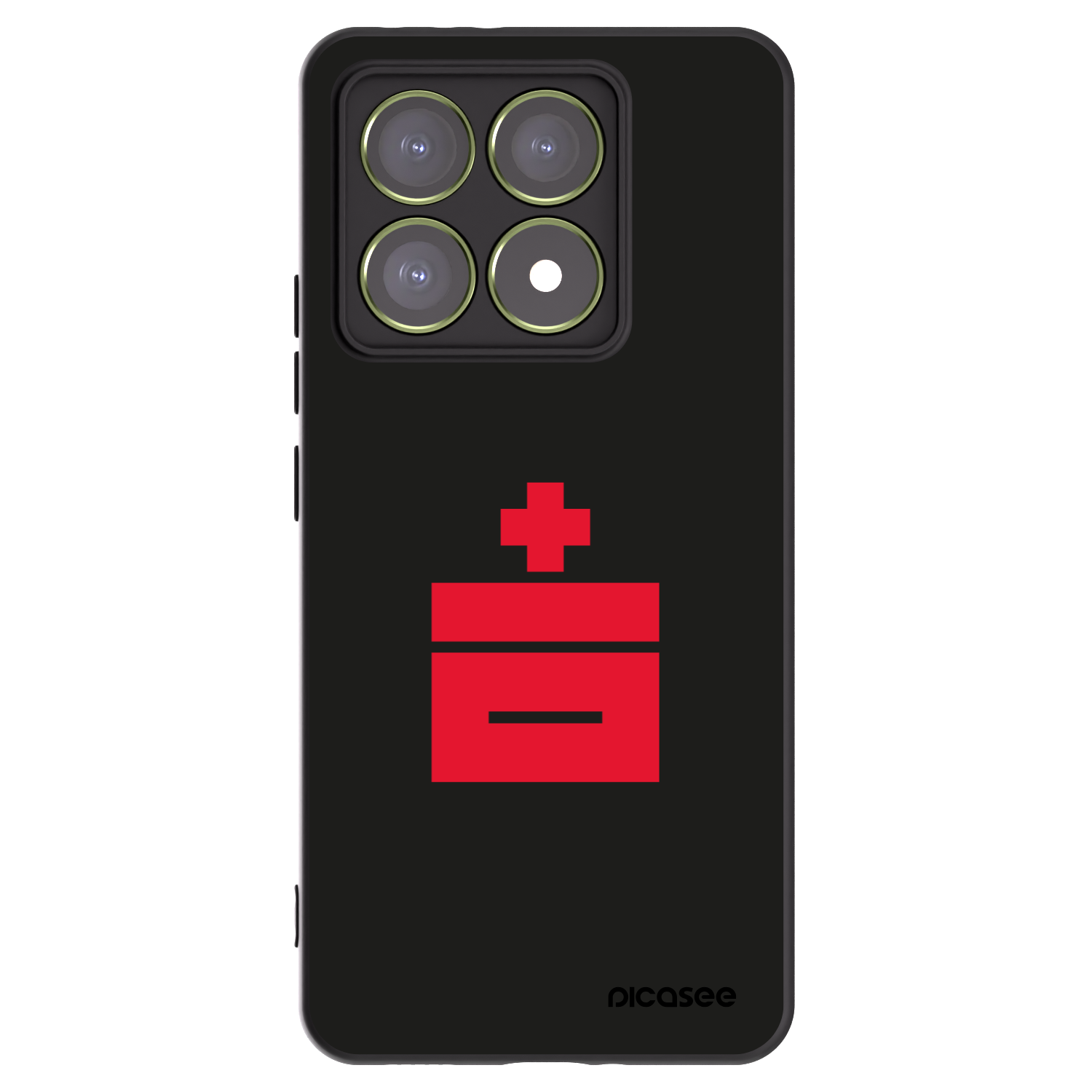 Picasee silikonowe czarne etui na Xiaomi 14T - Le Plastenciaga