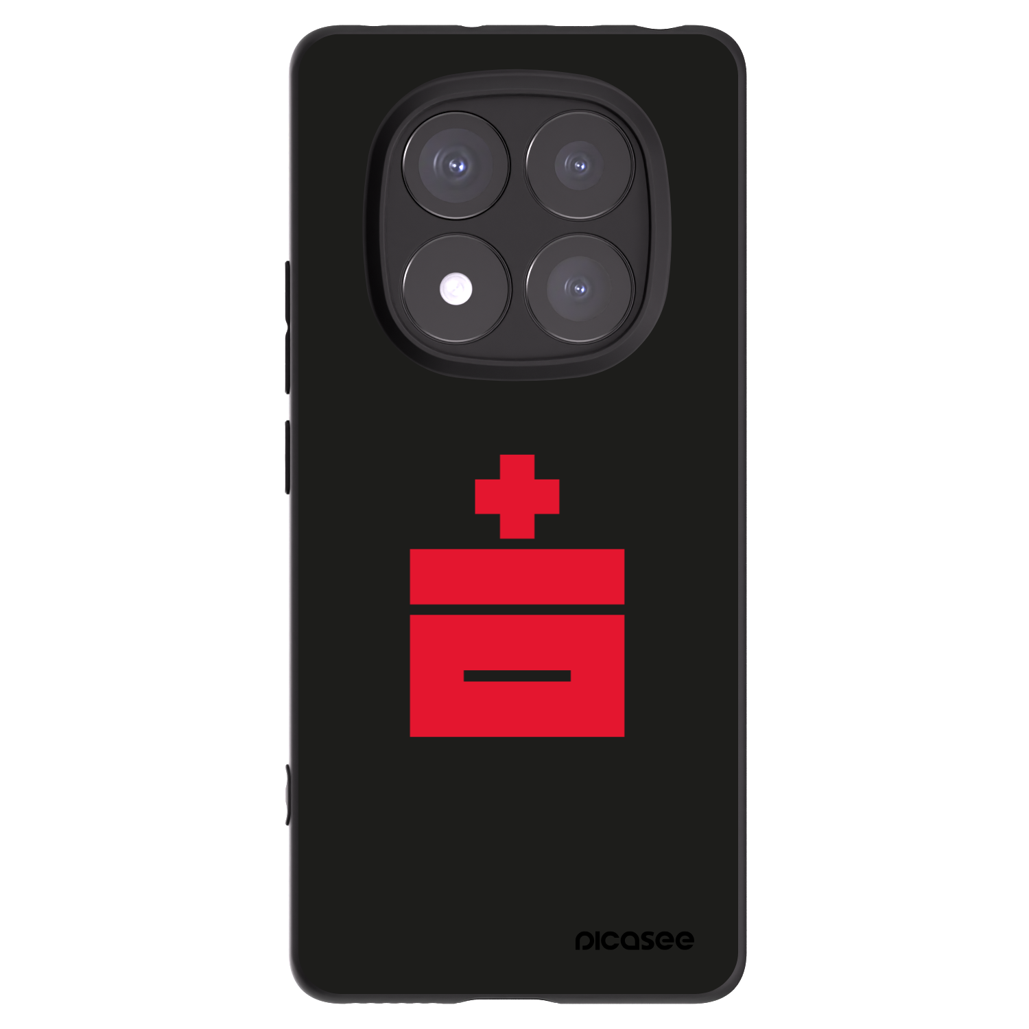 Picasee silikonowe czarne etui na Xiaomi Redmi Note 14 Pro 5G - Le Plastenciaga