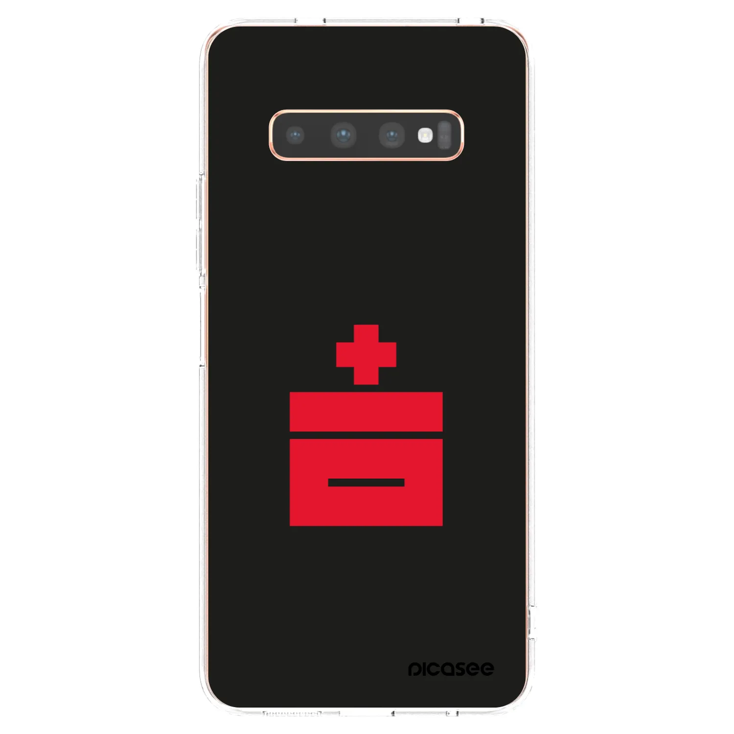Picasee silikonowe przeźroczyste etui na Samsung Galaxy S10 Plus G975 - Le Plastenciaga