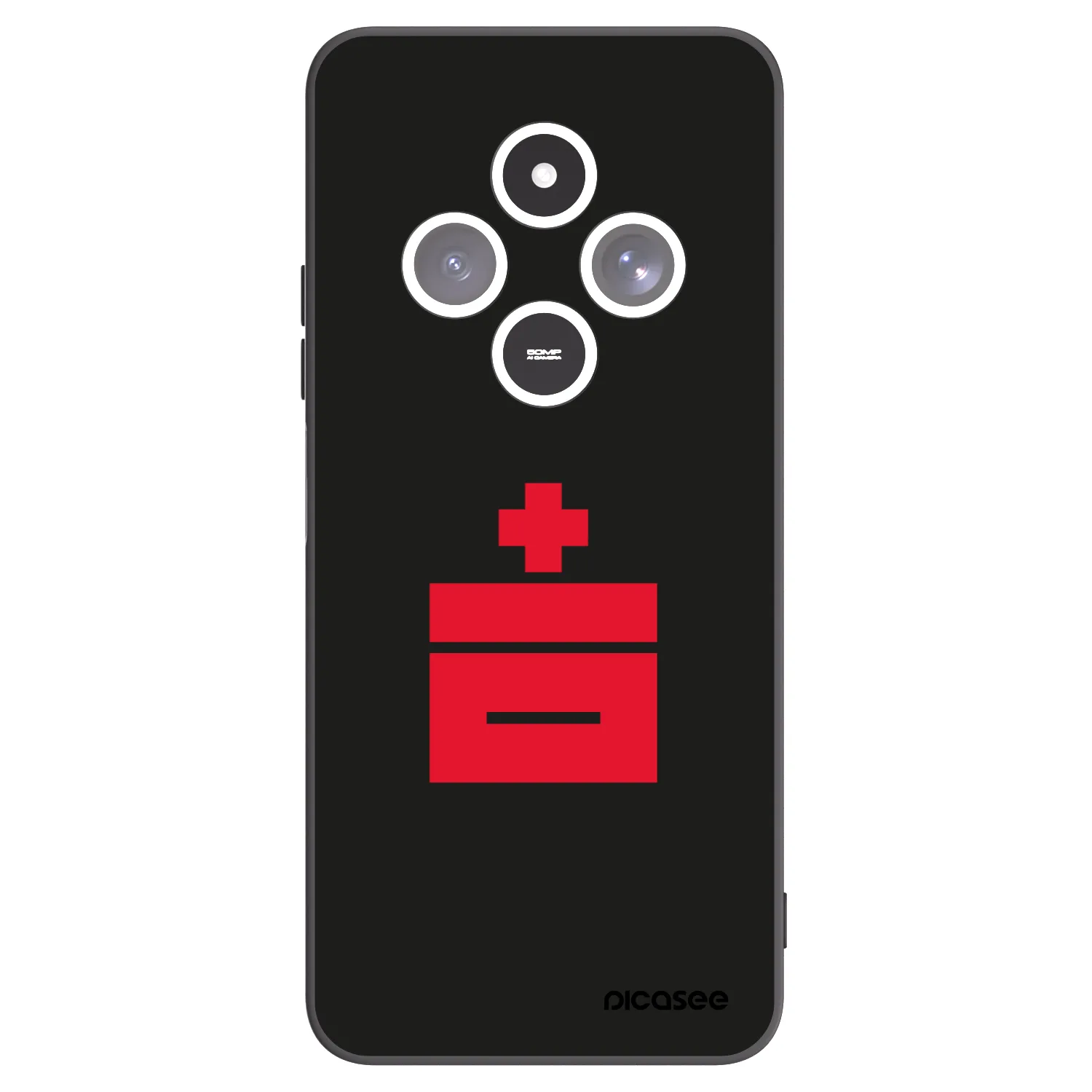 Picasee silikonowe czarne etui na Xiaomi Redmi 14C - Le Plastenciaga