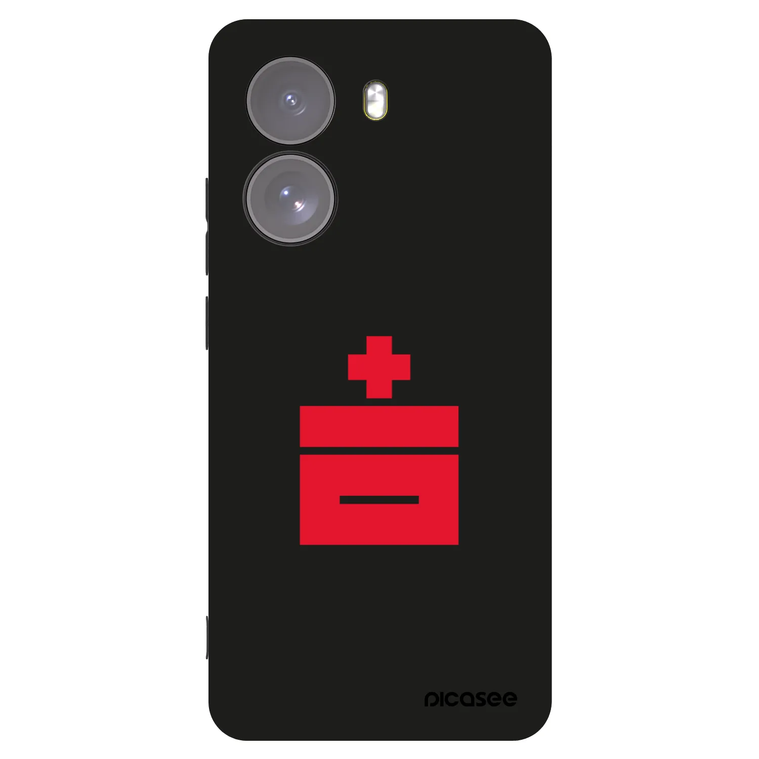 Picasee silikonowe czarne etui na Xiaomi Poco X7 - Le Plastenciaga