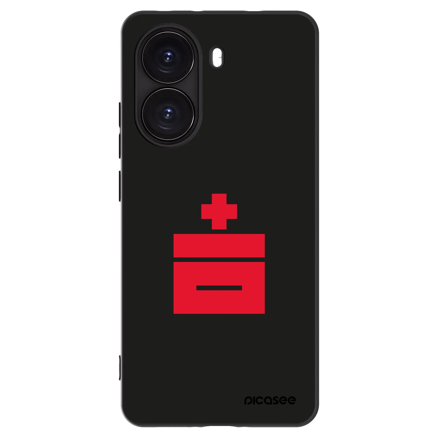 Picasee silikonowe czarne etui na Xiaomi Poco X7 Pro 5G - Le Plastenciaga