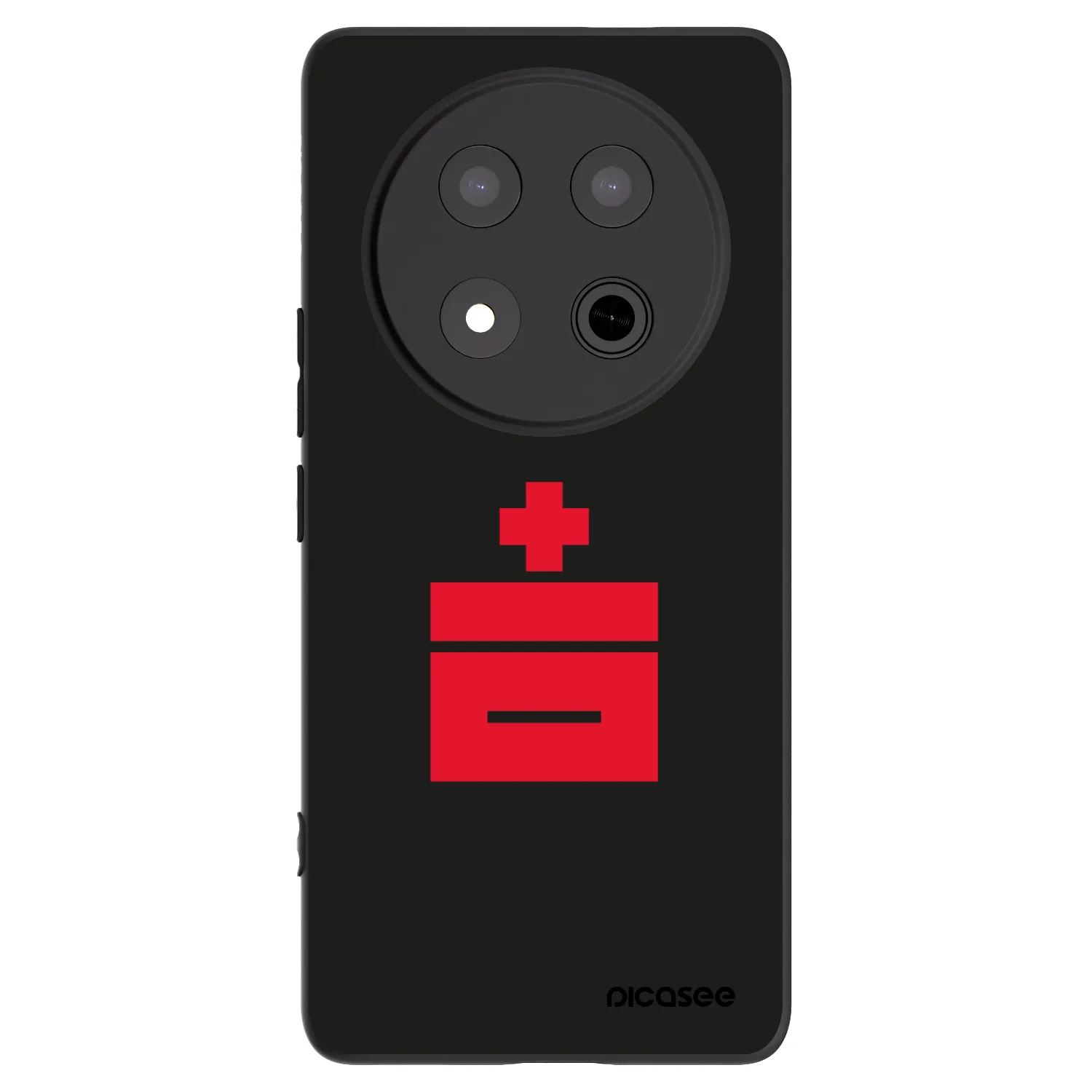 Picasee silikonowe czarne etui na Honor Magic7 Lite 5G - Le Plastenciaga