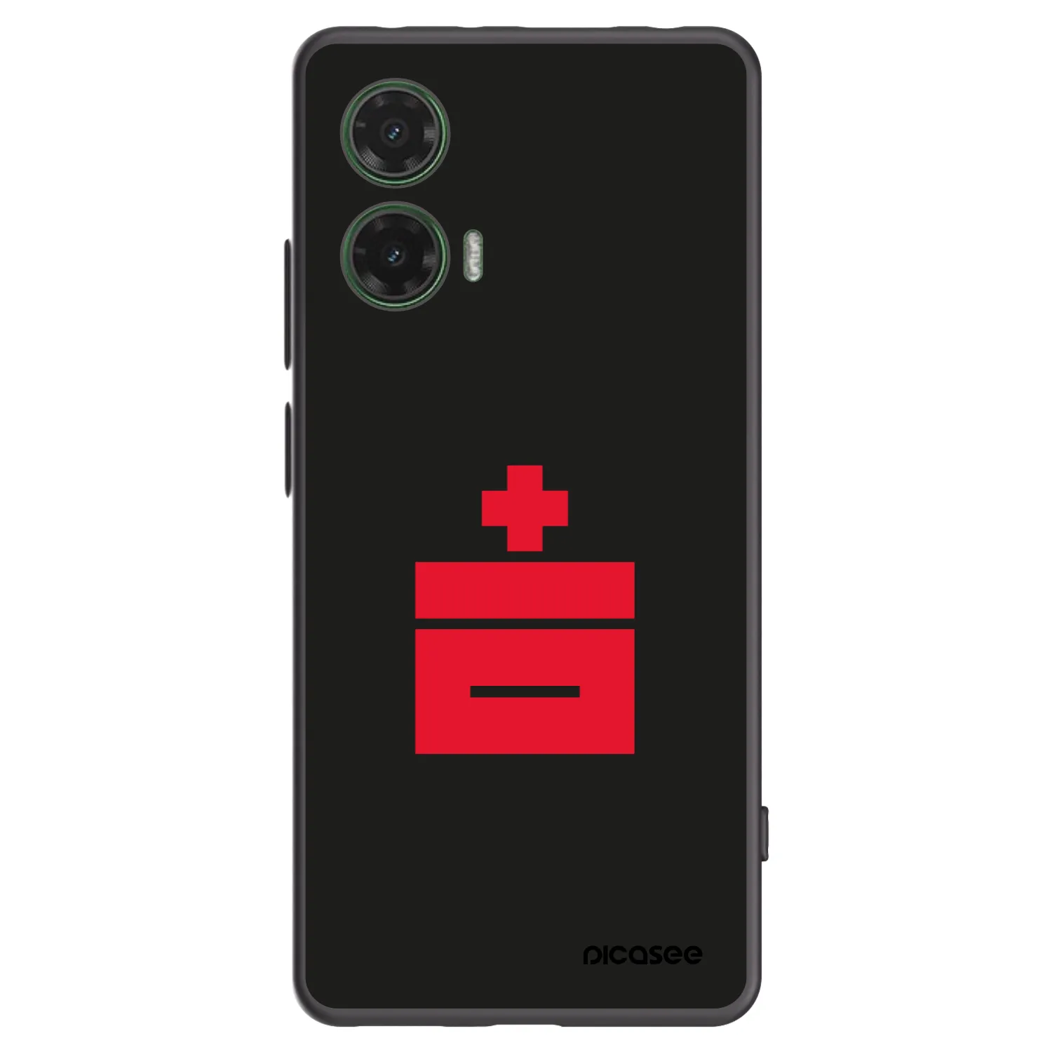 Picasee silikonowe czarne etui na Motorola Moto G35 5G - Le Plastenciaga