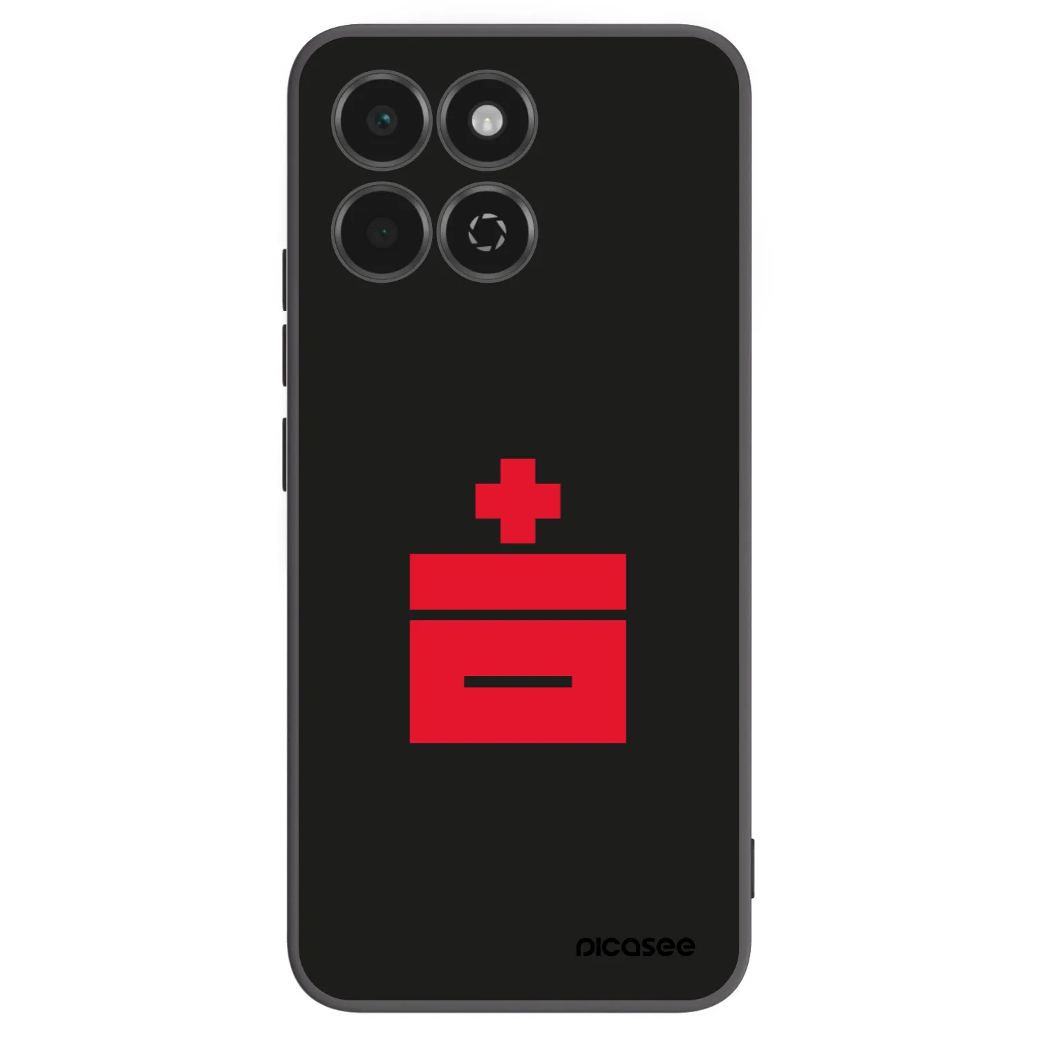 Picasee silikonowe czarne etui na Honor 200 Smart 5G - Le Plastenciaga