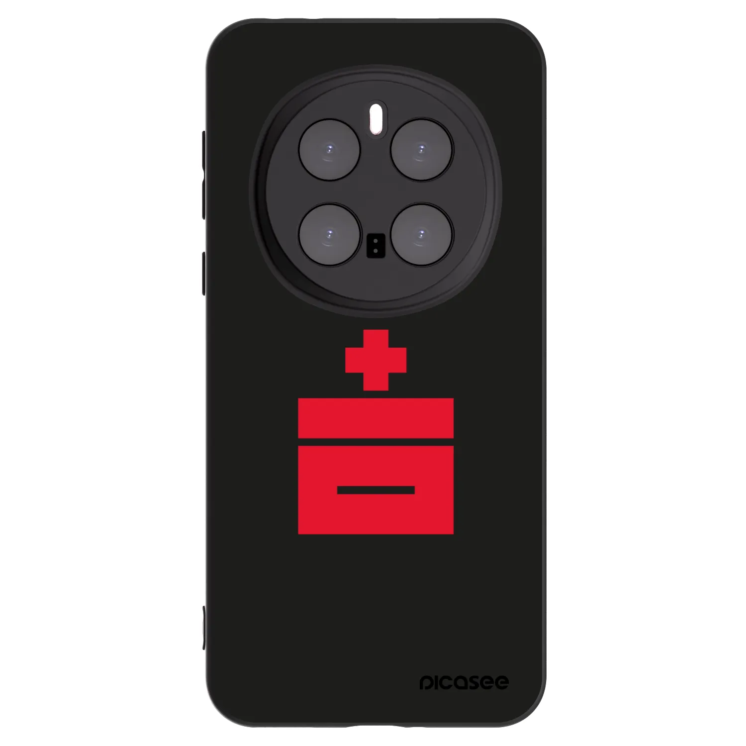 Picasee silikonowe czarne etui na Honor Magic7 Pro 5G - Le Plastenciaga