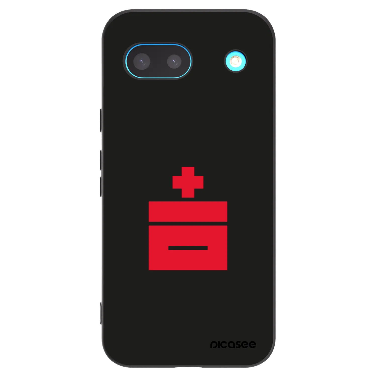 Picasee silikonowe czarne etui na Google Pixel 8a - Le Plastenciaga