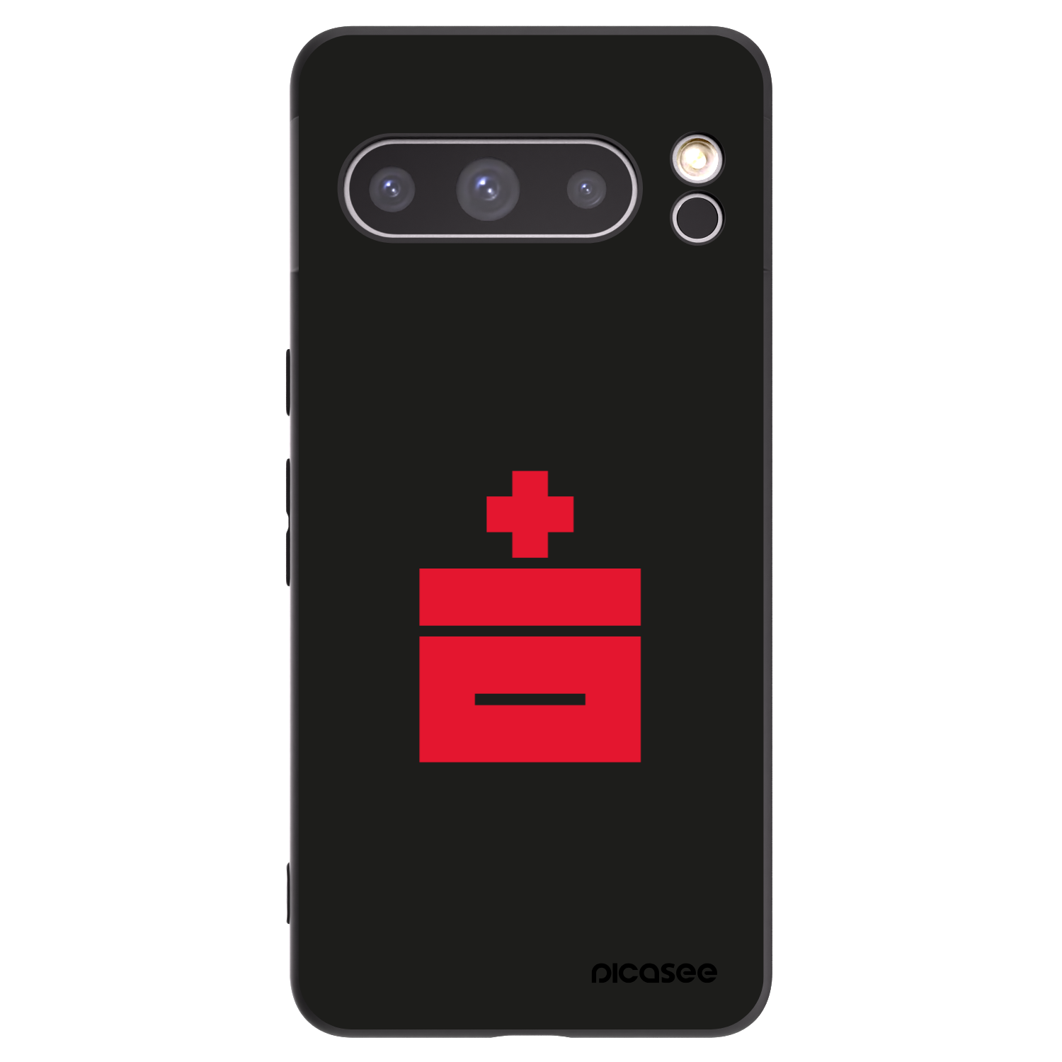 Picasee silikonowe czarne etui na Google Pixel 8 Pro - Le Plastenciaga
