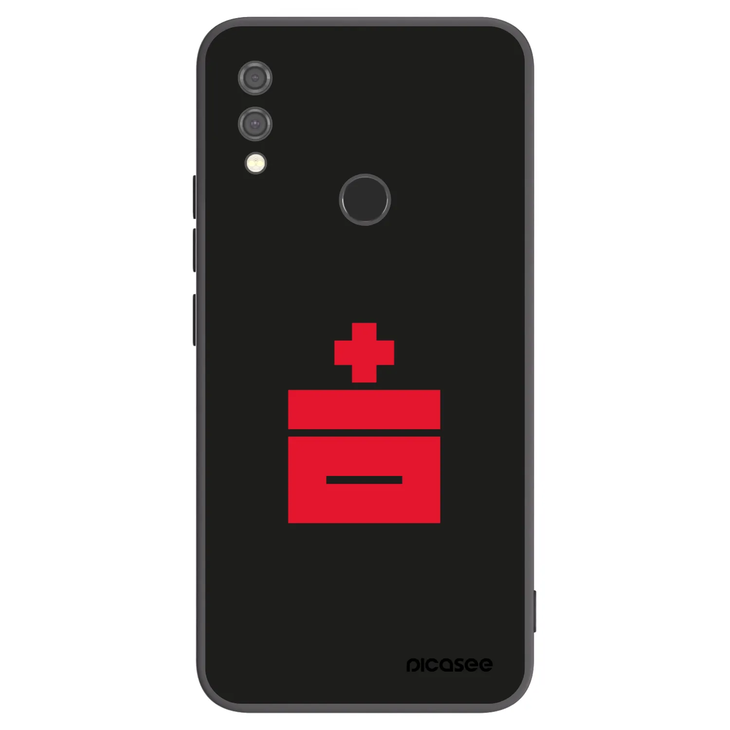 Picasee silikonowe czarne etui na Xiaomi Redmi Note 7 - Le Plastenciaga