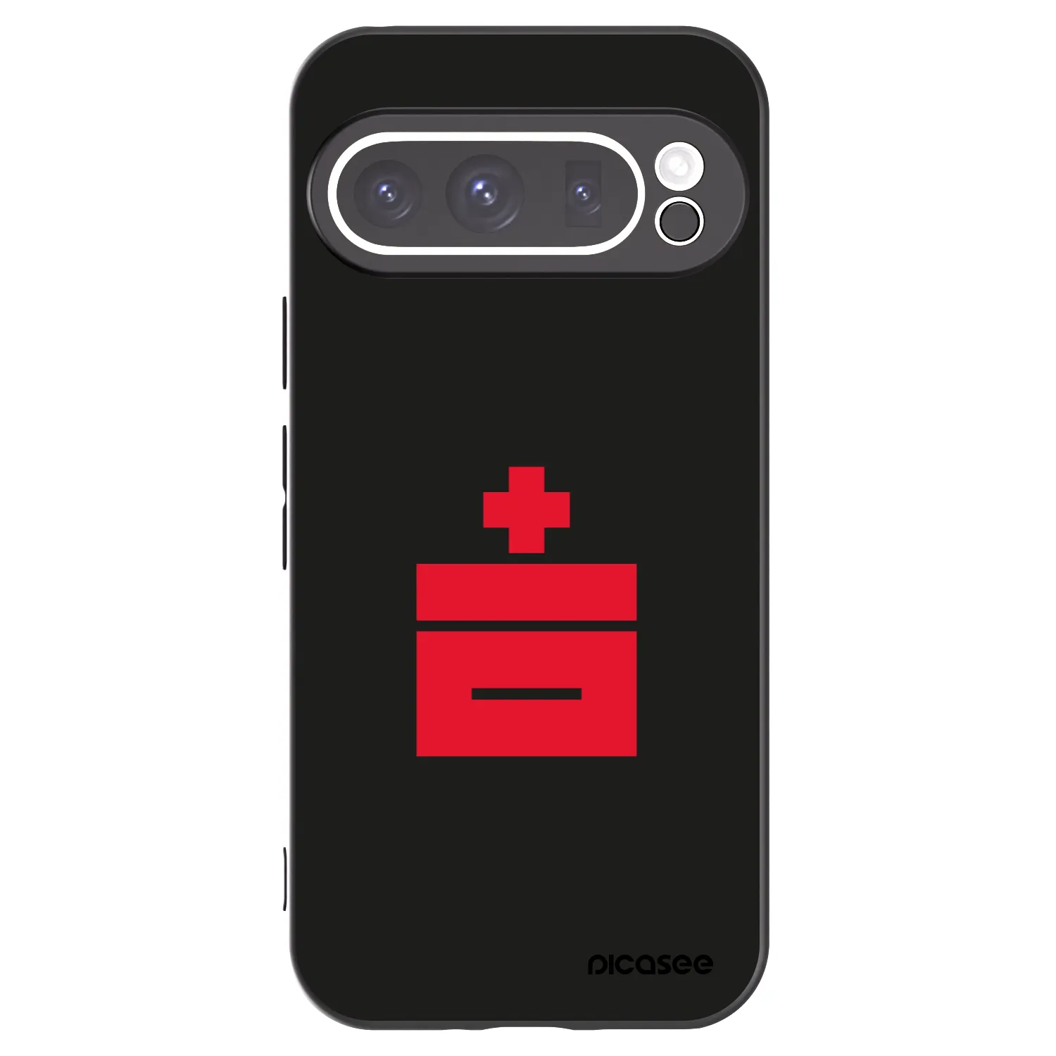 Picasee silikonowe czarne etui na Google Pixel 9 Pro - Le Plastenciaga