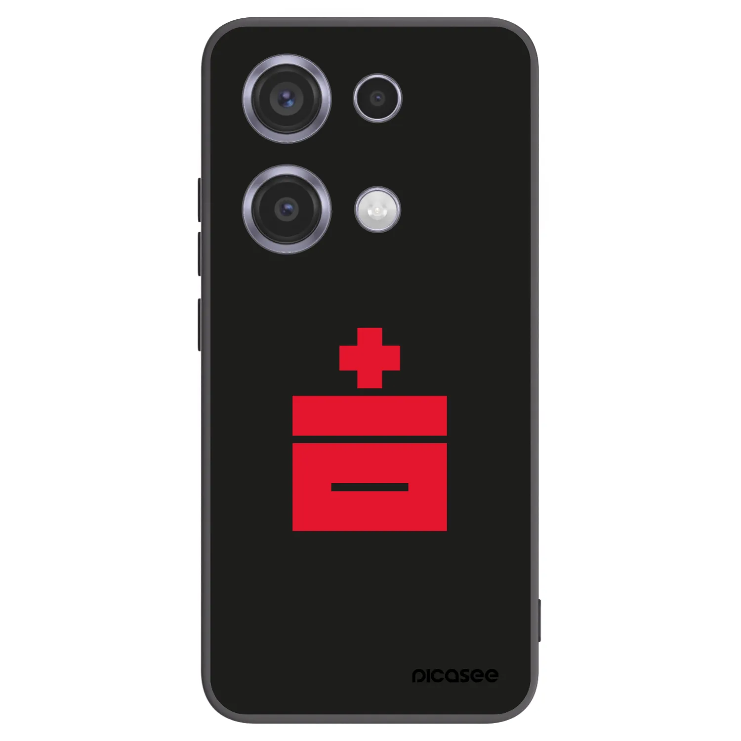 Picasee silikonowe czarne etui na Xiaomi Redmi Note 14S - Le Plastenciaga