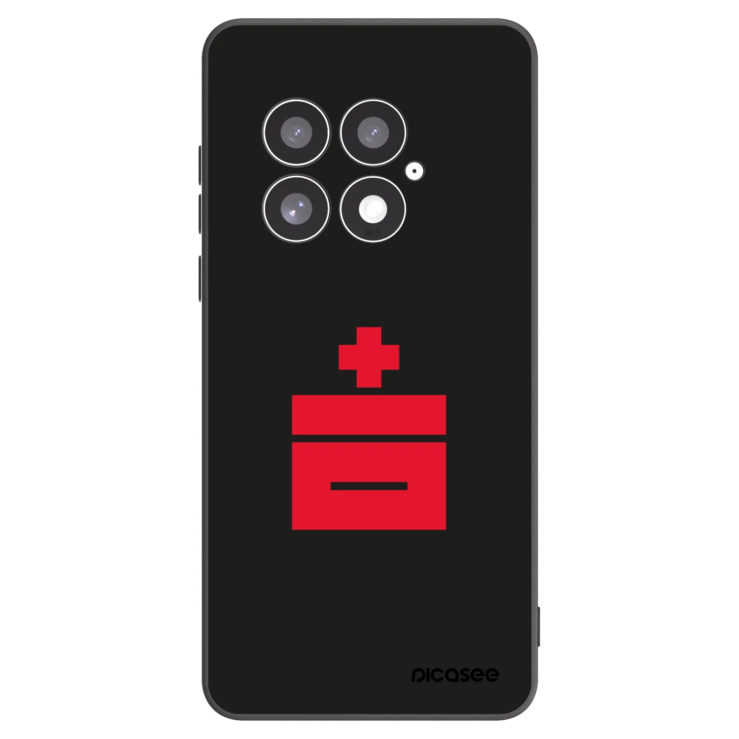 Picasee silikonowe czarne etui na OnePlus 13 5G - Le Plastenciaga