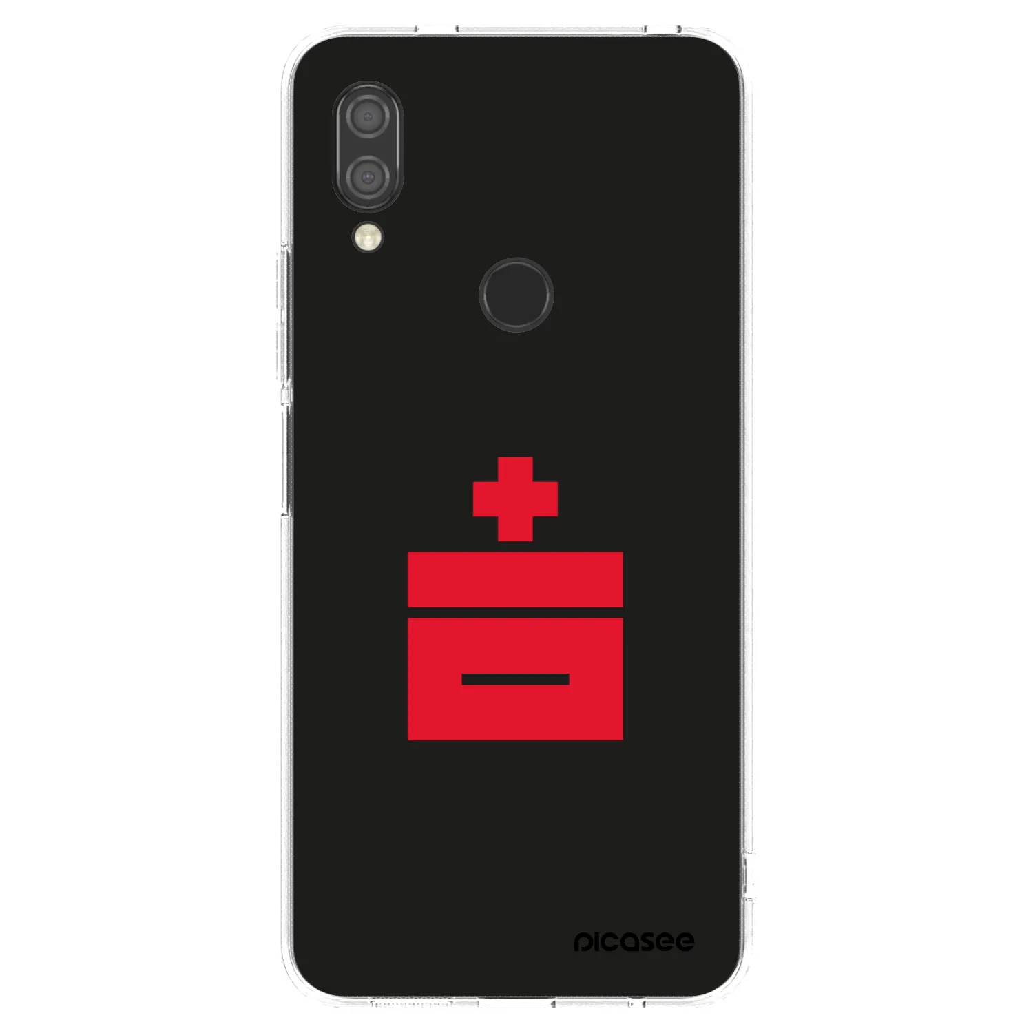 Picasee silikonowe przeźroczyste etui na Xiaomi Redmi 7 - Le Plastenciaga