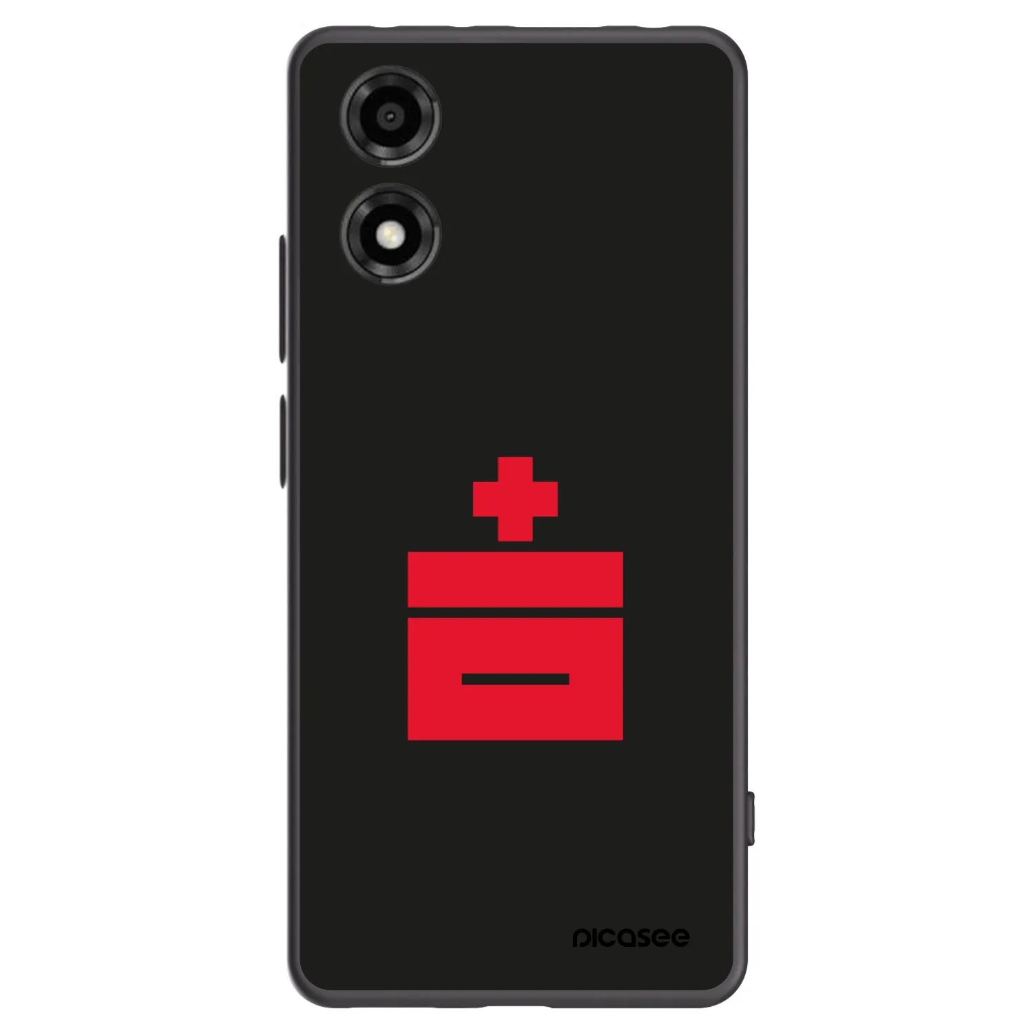 Picasee silikonowe czarne etui na Motorola Moto E14 - Le Plastenciaga