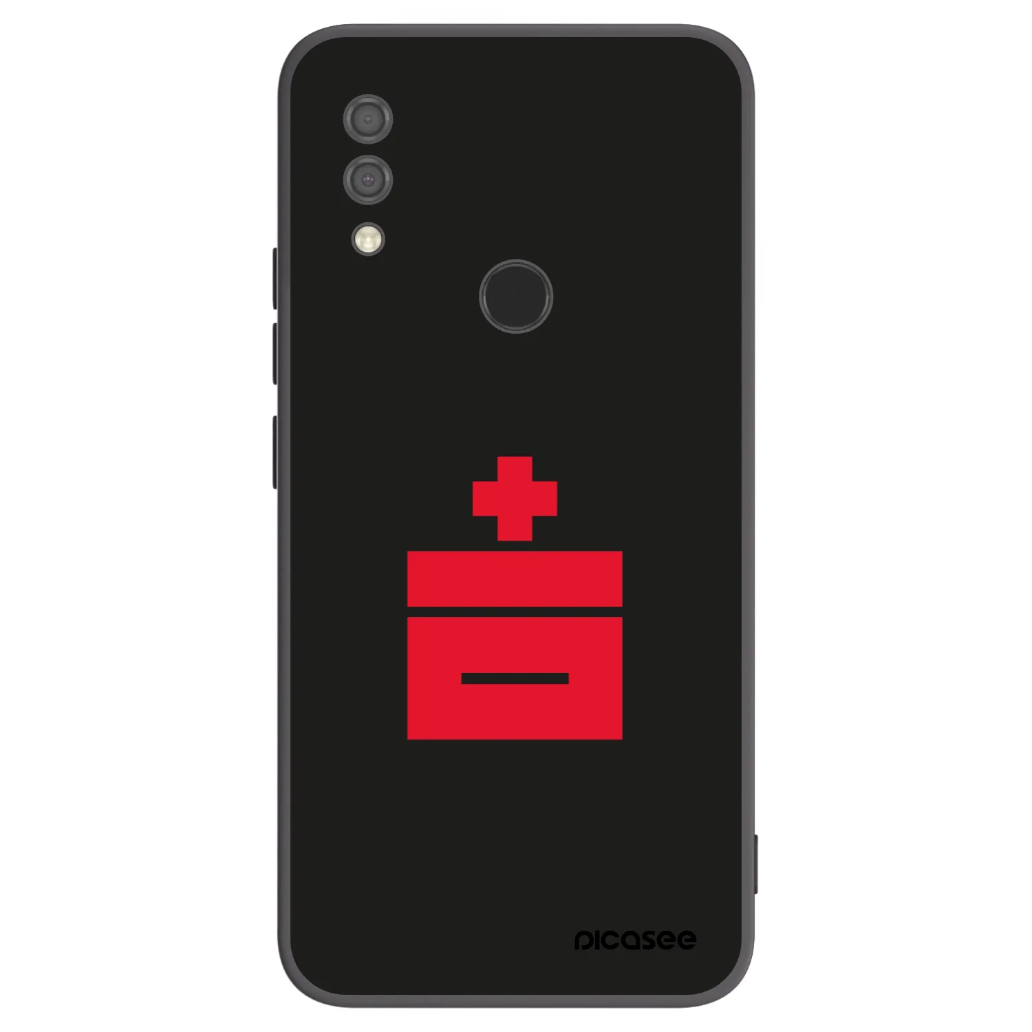 Picasee silikonowe czarne etui na Xiaomi Redmi 7 - Le Plastenciaga