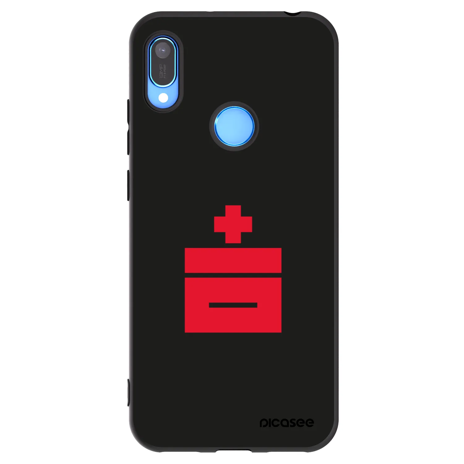 Picasee silikonowe czarne etui na Huawei Y6 2019 - Le Plastenciaga