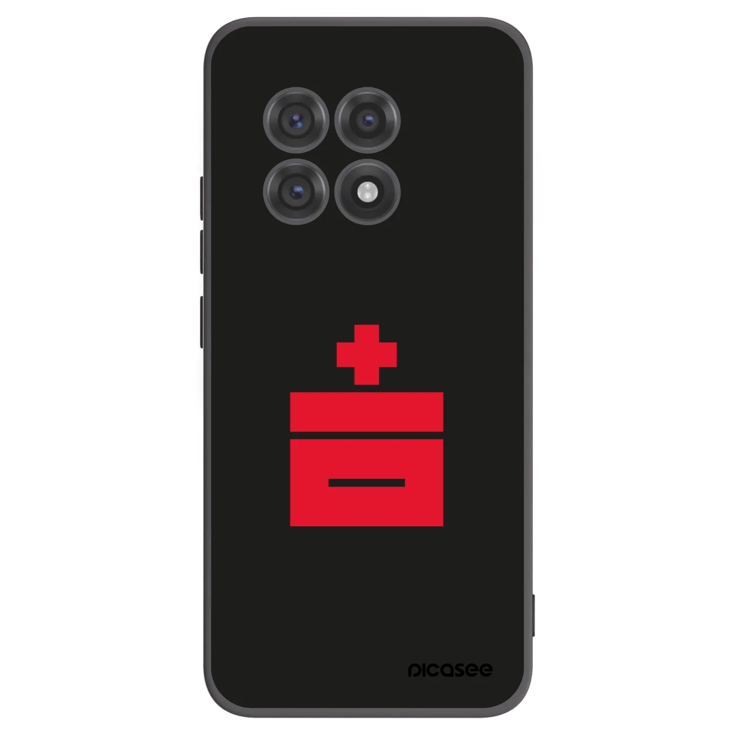 Picasee silikonowe czarne etui na OnePlus 13R 5G - Le Plastenciaga