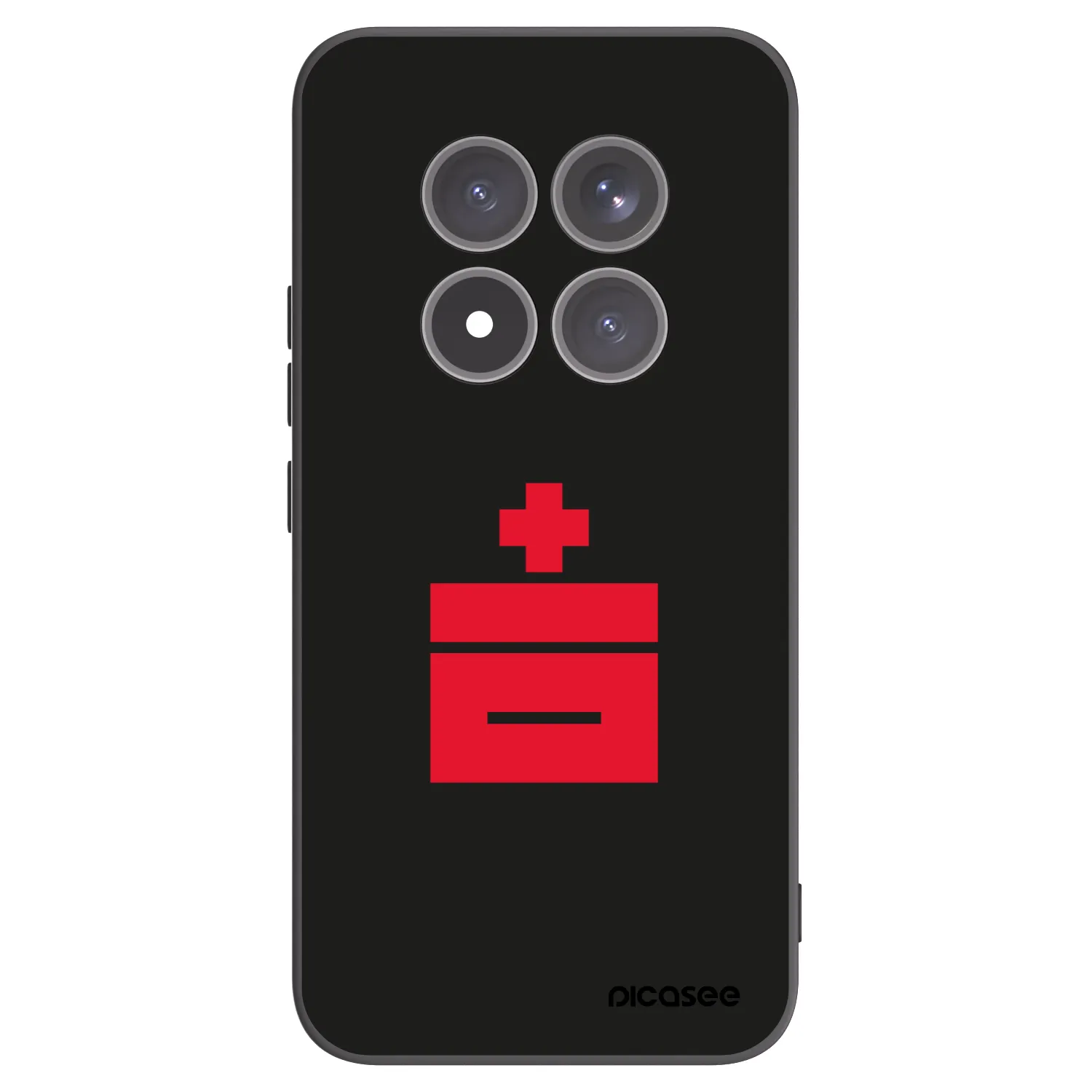 Picasee silikonowe czarne etui na Xiaomi Redmi Note 15 Pro+ - Le Plastenciaga