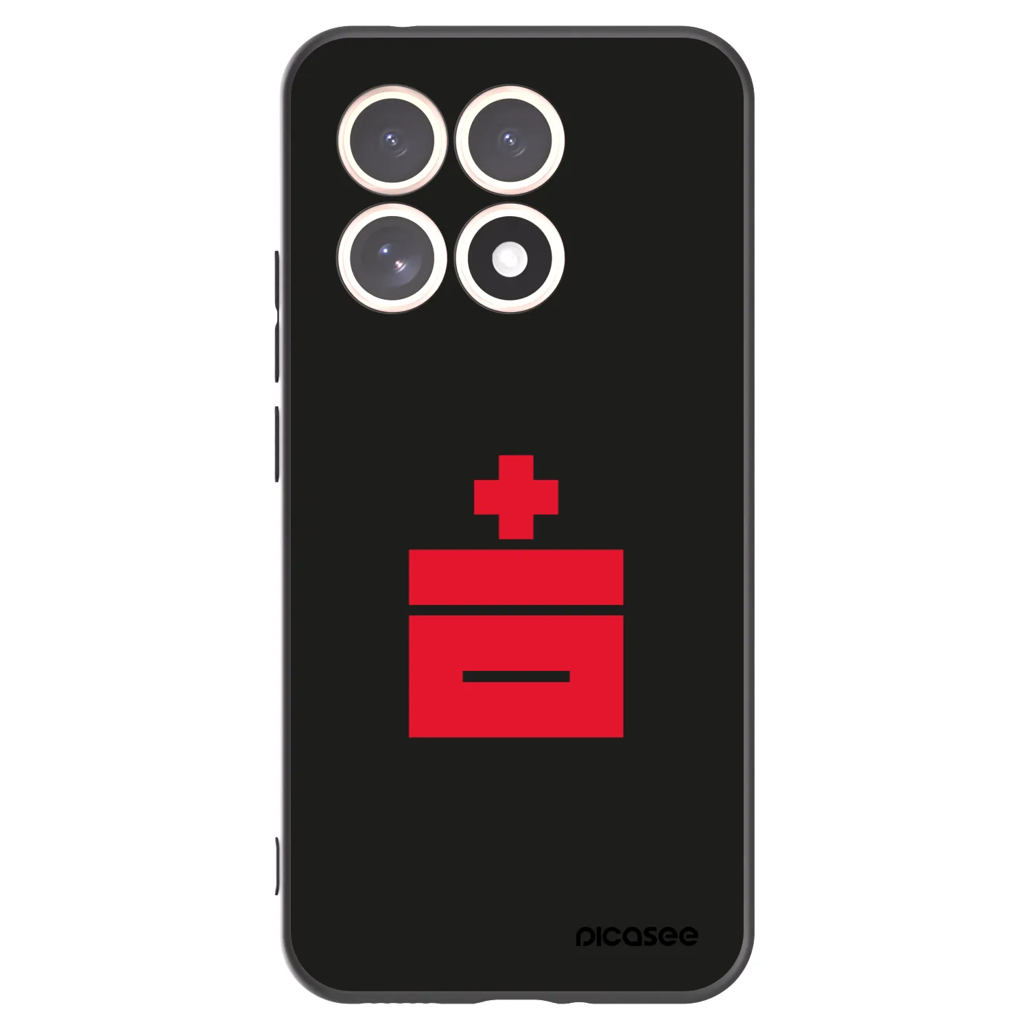 Picasee silikonowe czarne etui na Xiaomi 15T - Le Plastenciaga