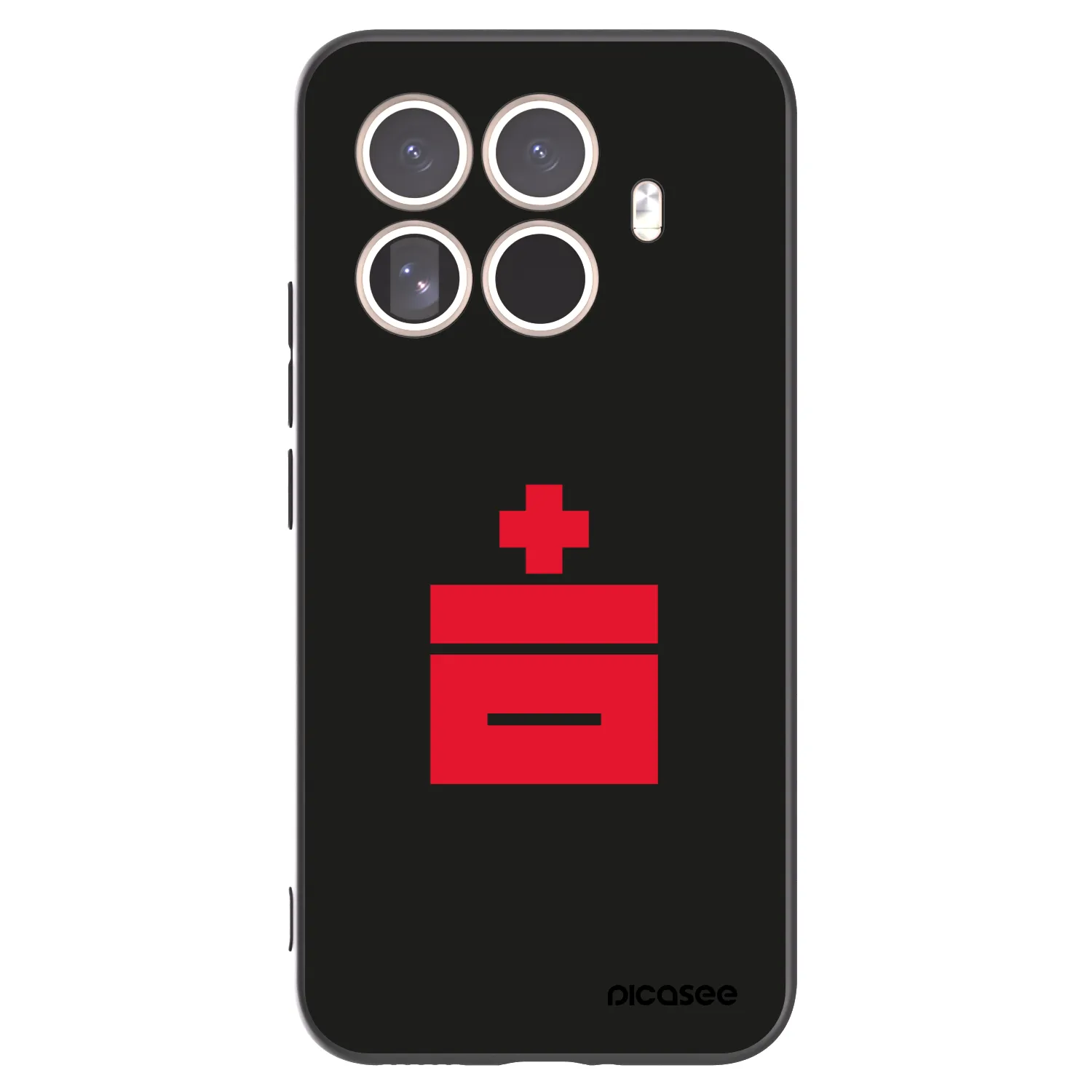 Picasee silikonowe czarne etui na Xiaomi 15T Pro - Le Plastenciaga