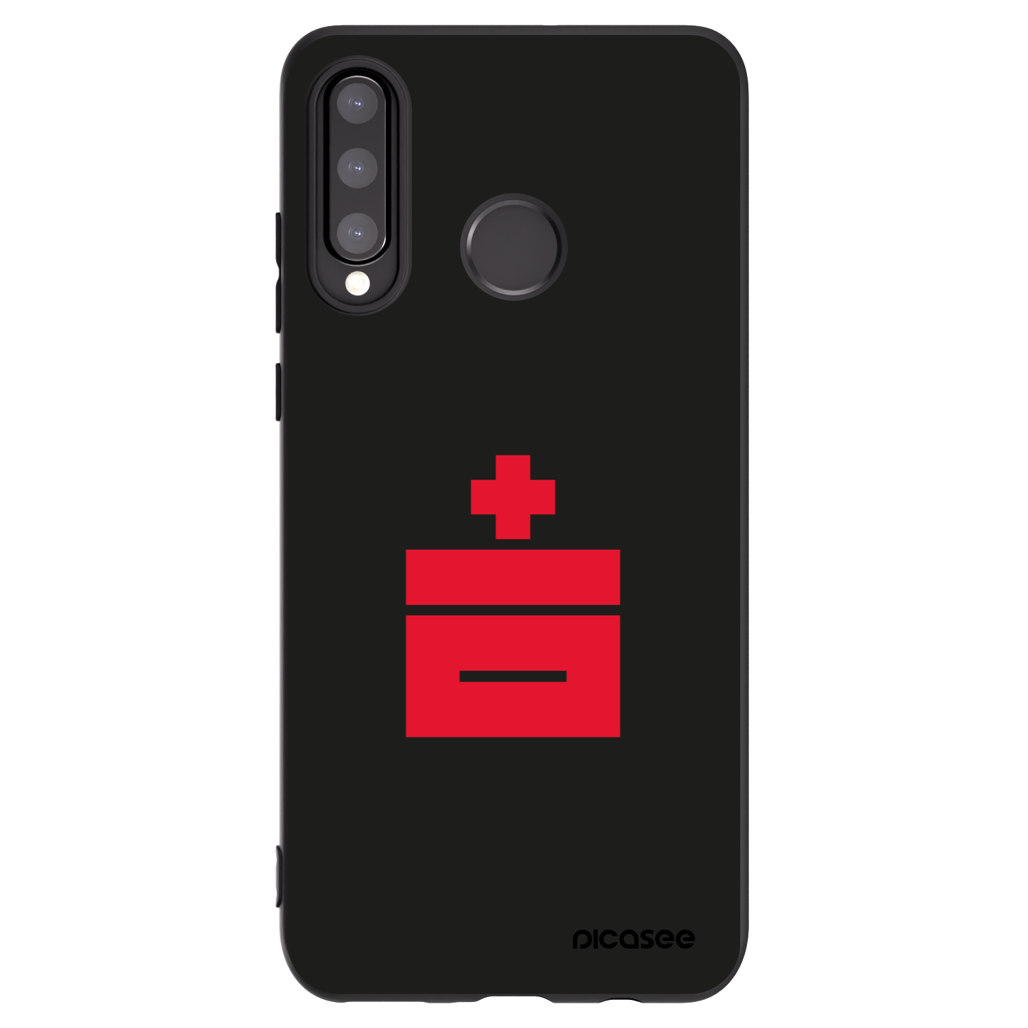 Picasee silikonowe czarne etui na Huawei P30 Lite - Le Plastenciaga