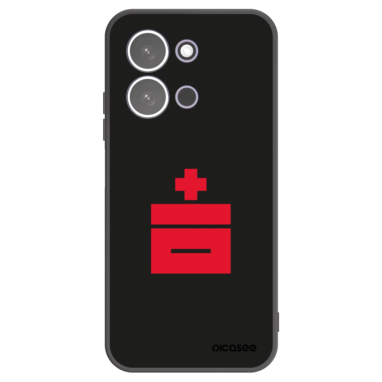 Picasee silikonowe czarne etui na Xiaomi Redmi 15C 5G - Le Plastenciaga