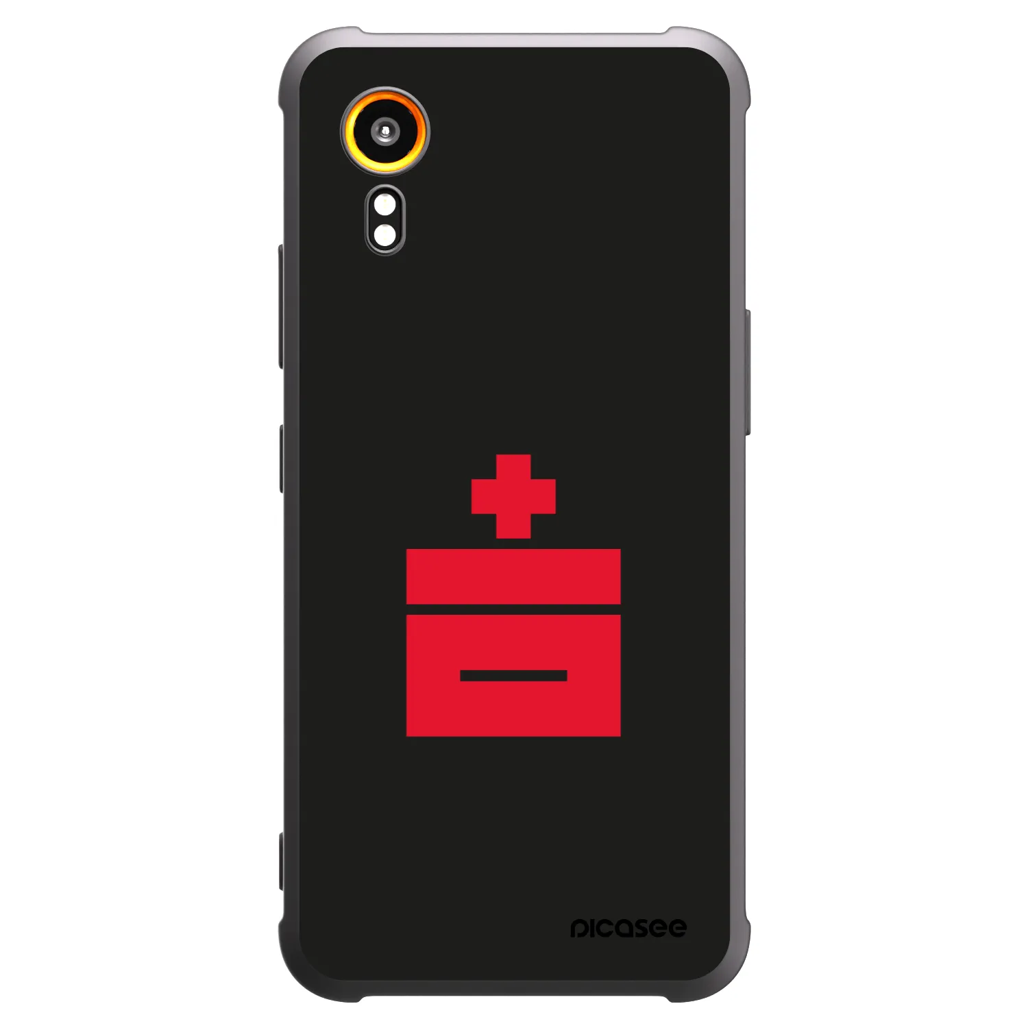 Picasee silikonowe czarne etui na Samsung Galaxy Xcover 7 - Le Plastenciaga