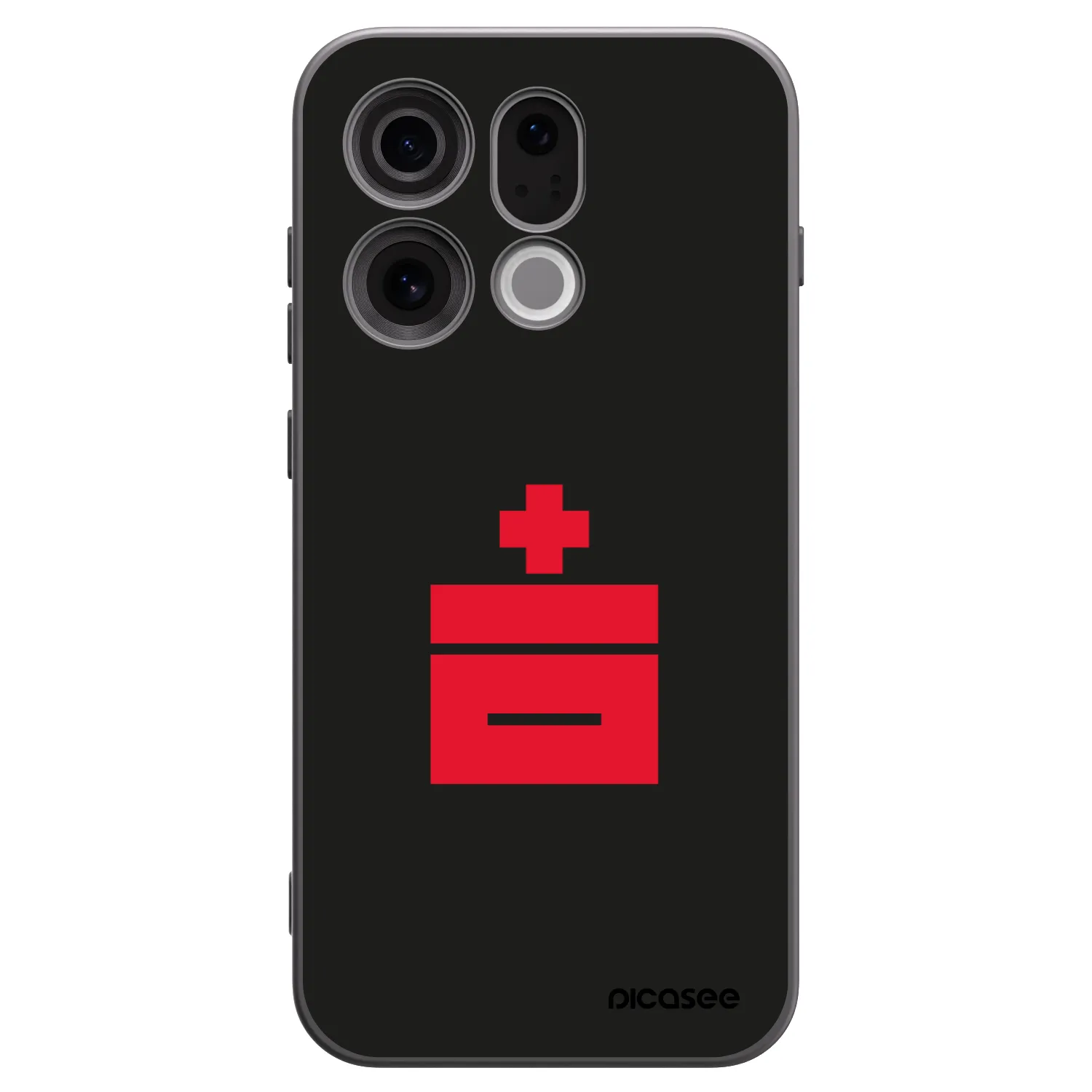 Picasee silikonowe czarne etui na OPPO Find X9 - Le Plastenciaga