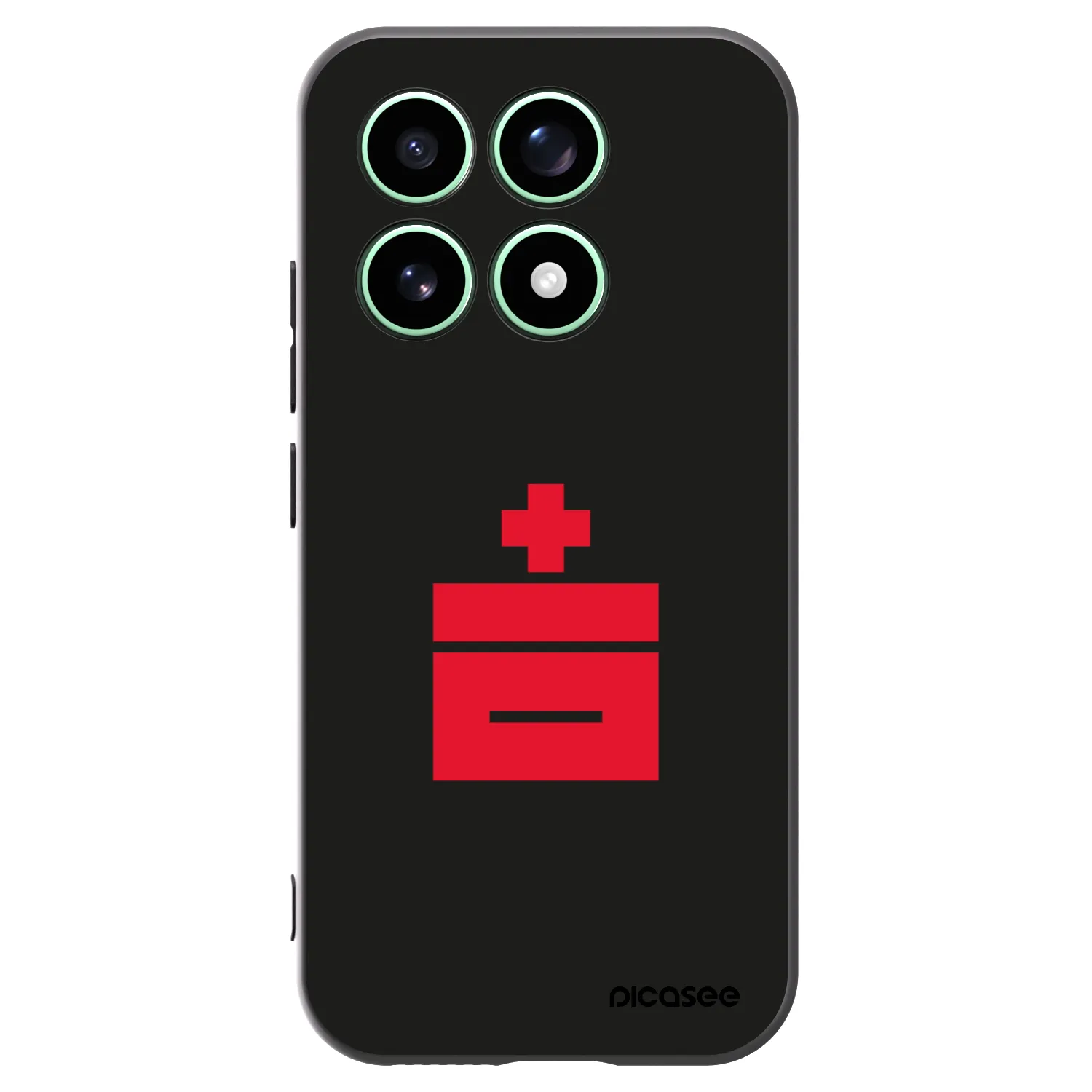 Picasee silikonowe czarne etui na Xiaomi 17 - Le Plastenciaga