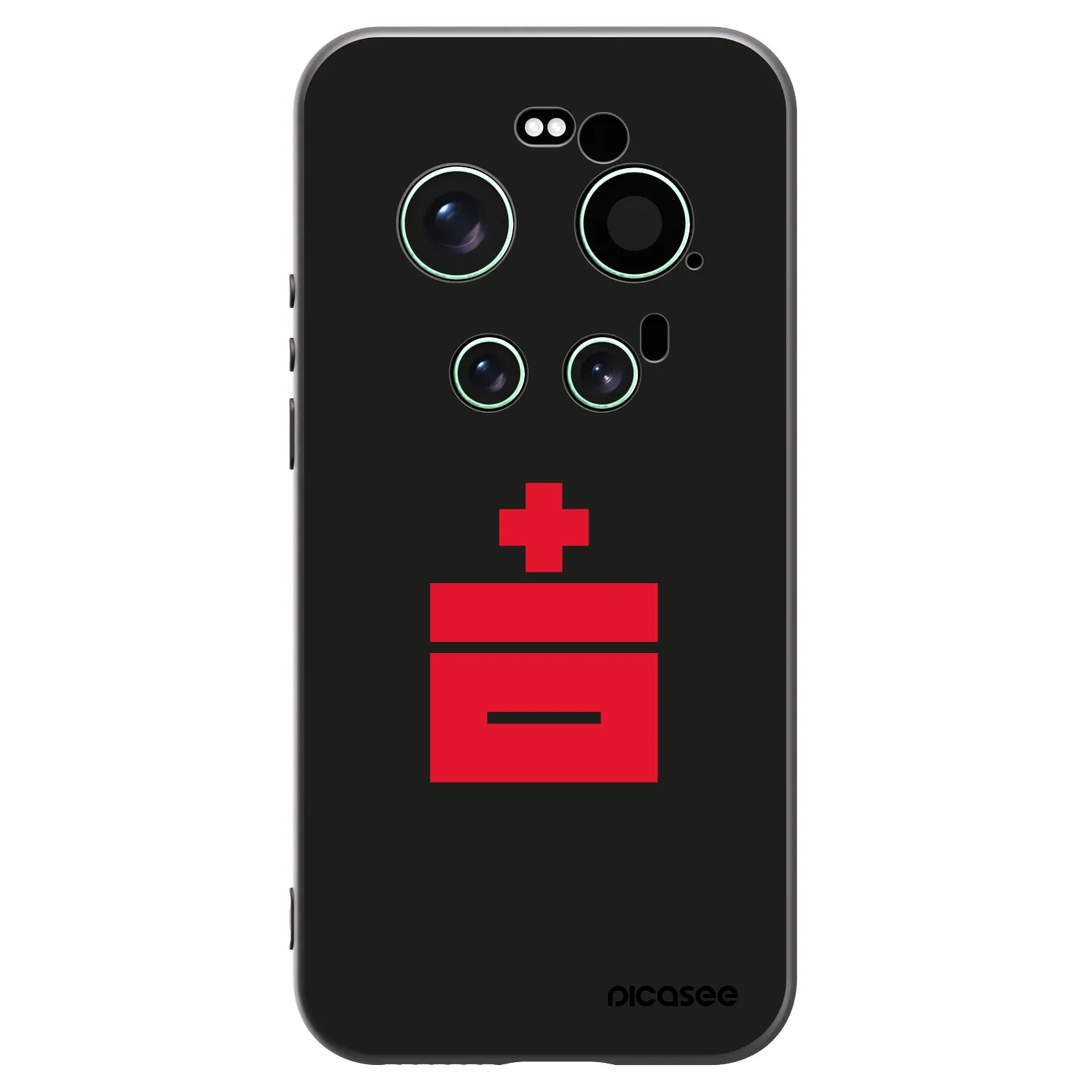 Picasee silikonowe czarne etui na Xiaomi 17 Ultra - Le Plastenciaga