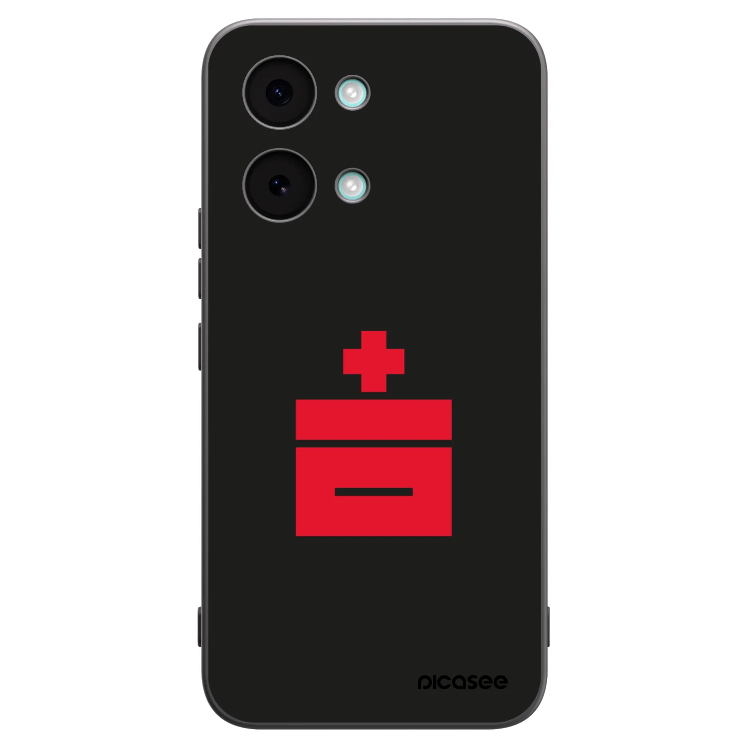 Picasee silikonowe czarne etui na Xiaomi Poco X8 Pro Max - Le Plastenciaga