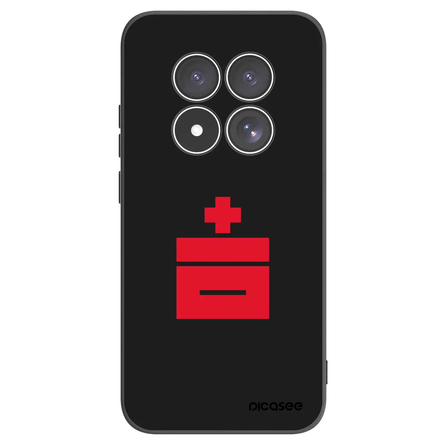 Picasee silikonowe czarne etui na Xiaomi Redmi Note 15 Pro 5G - Le Plastenciaga