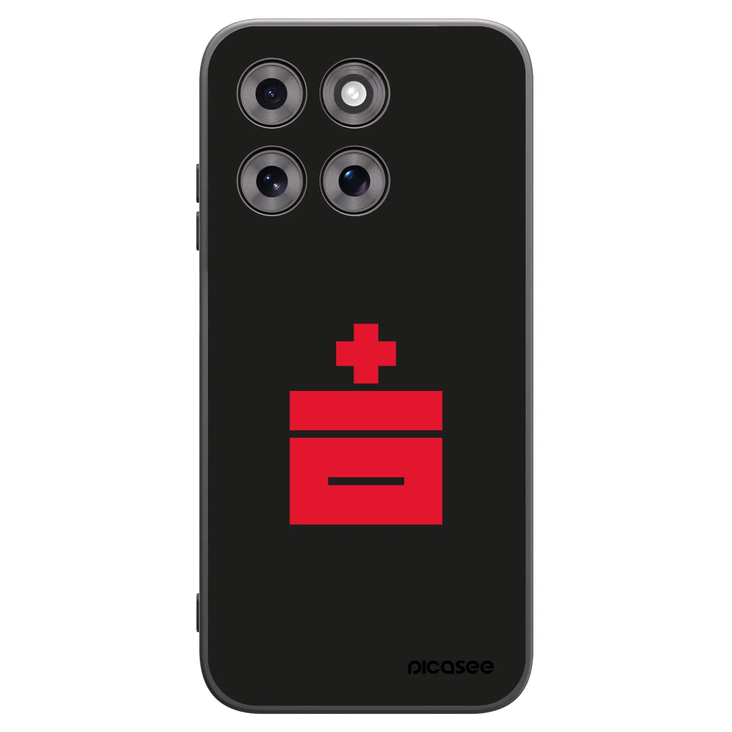 Picasee silikonowe czarne etui na Motorola Moto G77 - Le Plastenciaga