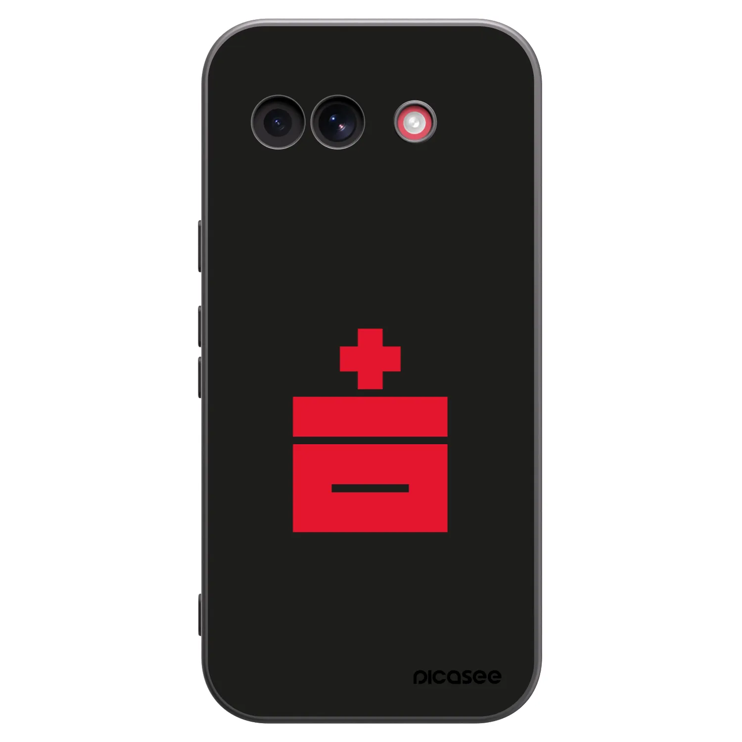 Picasee silikonowe czarne etui na Google Pixel 10a - Le Plastenciaga