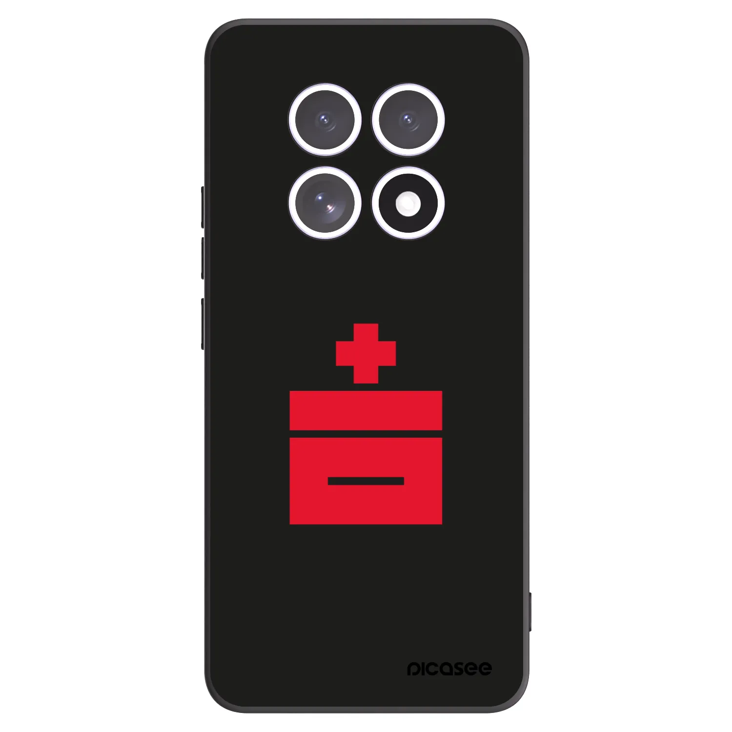 Picasee silikonowe czarne etui na Xiaomi Redmi Note 15 5G - Le Plastenciaga