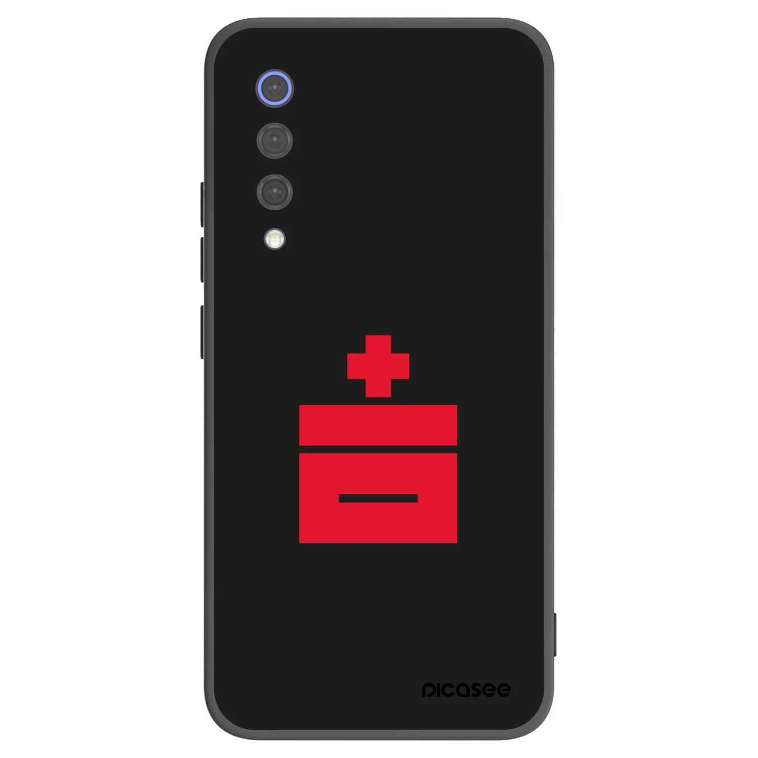 Picasee silikonowe czarne etui na Xiaomi Mi 9 SE - Le Plastenciaga