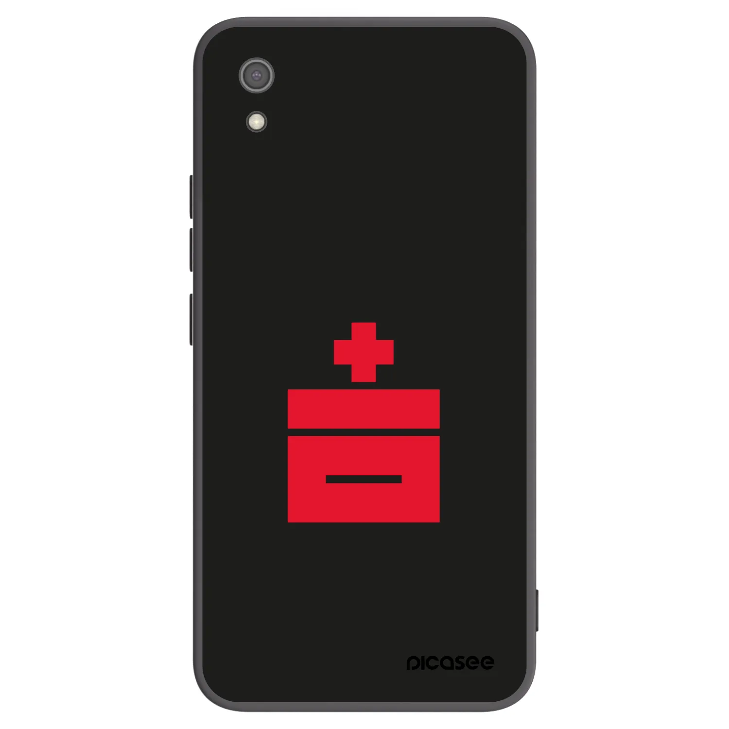 Picasee silikonowe czarne etui na Xiaomi Redmi 7A - Le Plastenciaga