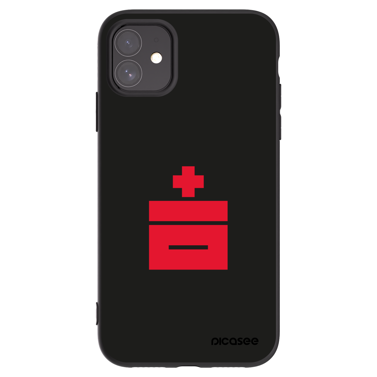 Picasee silikonowe czarne etui na Apple iPhone 11 - Le Plastenciaga