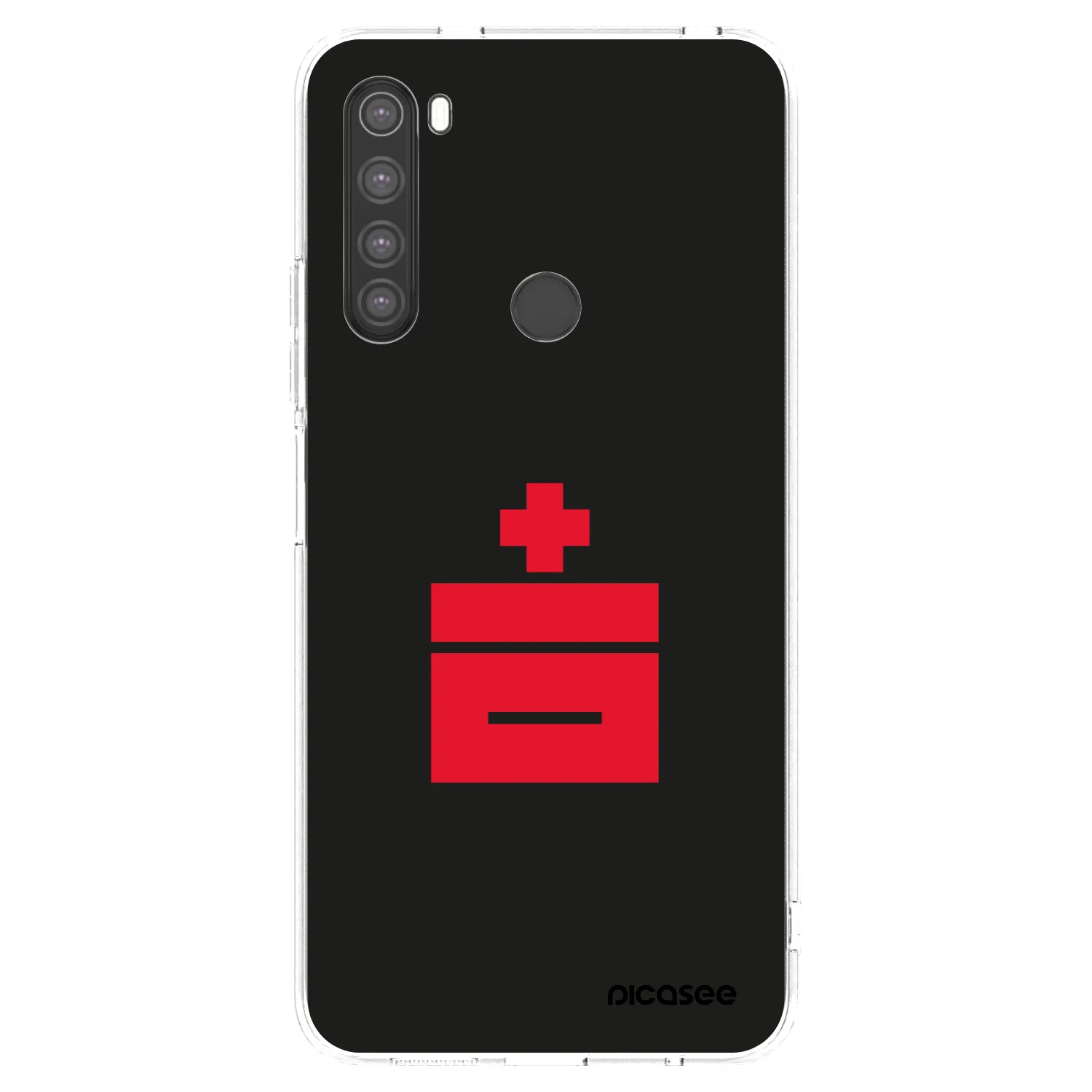 Picasee silikonowe przeźroczyste etui na Xiaomi Redmi Note 8 - Le Plastenciaga