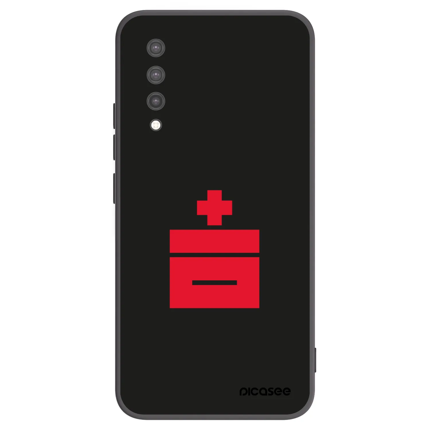 Picasee silikonowe czarne etui na Xiaomi Mi 9 Lite - Le Plastenciaga