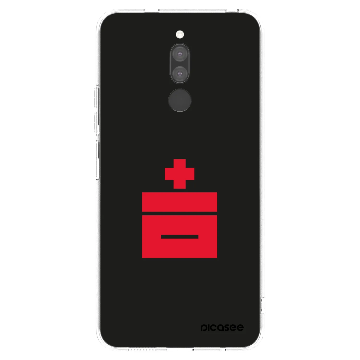 Picasee silikonowe przeźroczyste etui na Xiaomi Redmi 8 - Le Plastenciaga