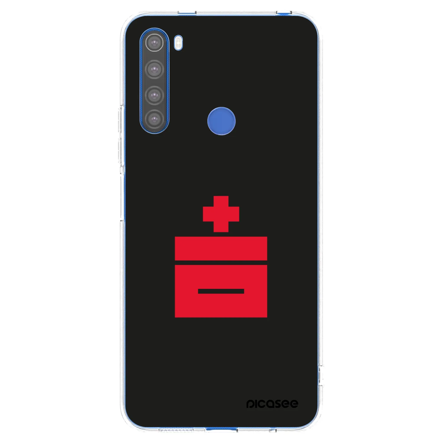 Picasee silikonowe przeźroczyste etui na Xiaomi Redmi Note 8T - Le Plastenciaga