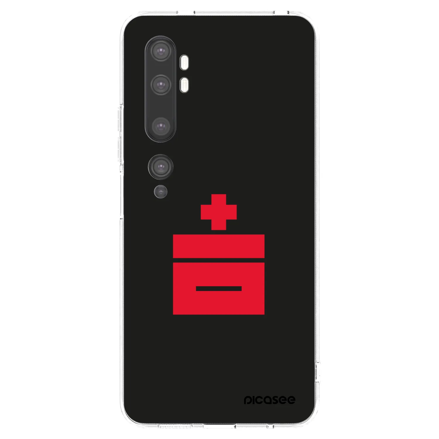 Picasee silikonowe przeźroczyste etui na Xiaomi Mi Note 10 (Pro) - Le Plastenciaga