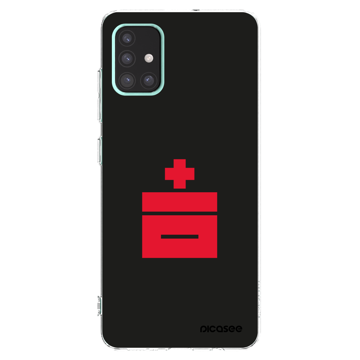 Picasee silikonowe przeźroczyste etui na Samsung Galaxy A51 A515F - Le Plastenciaga